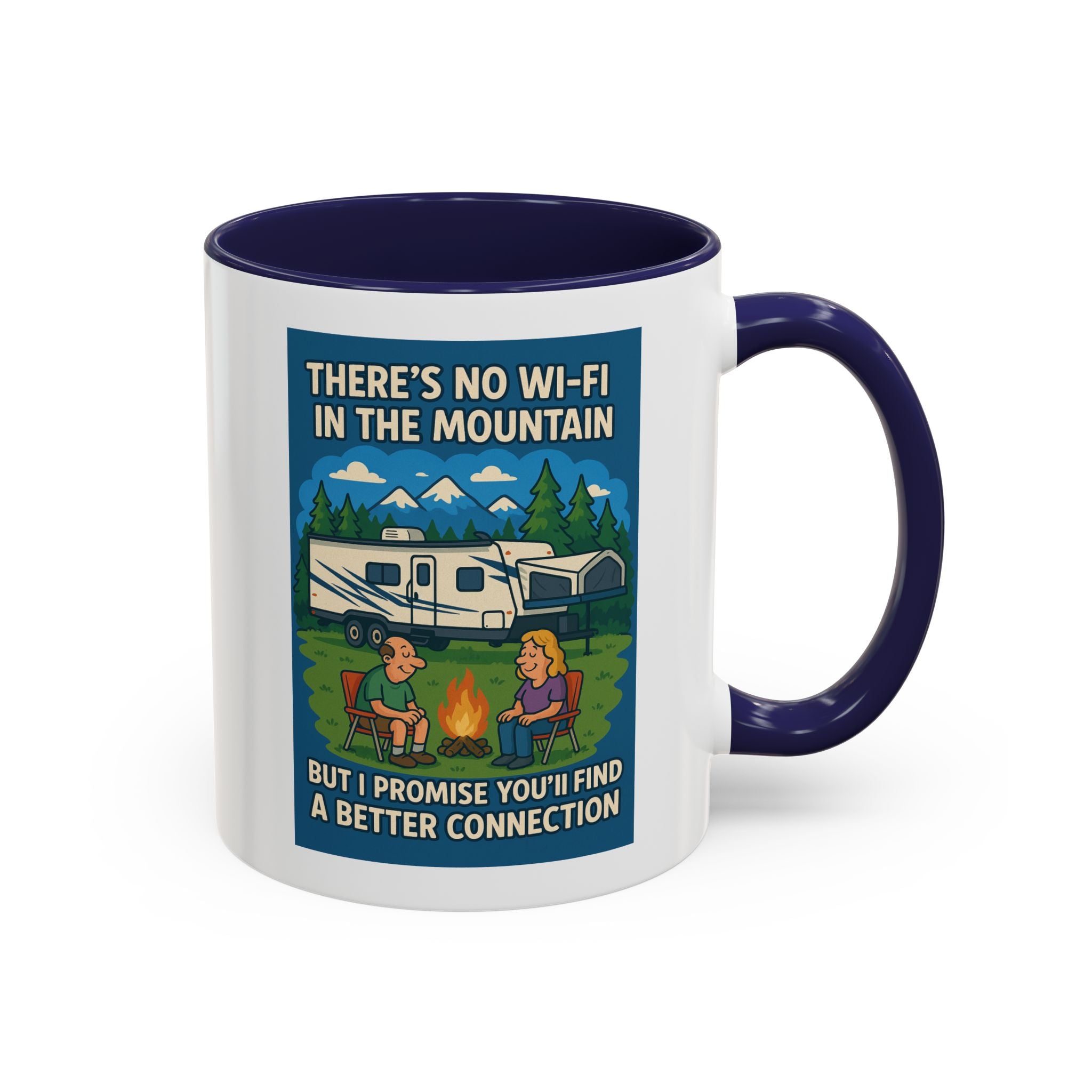 Nature Connection Coffee Mug - Adventure, Camping, Outdoor Gift, Travel Mug, Hiking Coffee Cup