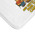 Camping Bath Mat - Let's Drink by the Fire Design, Fun Bathroom Decor, Gift for Campers, Outdoor Themed Mat, Funny Home Accessory