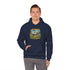Campfire Adventure Hoodie with Retro Design, Cozy Gift for Outdoor Lovers, Perfect for Camping, Road Trips, and Casual Wear