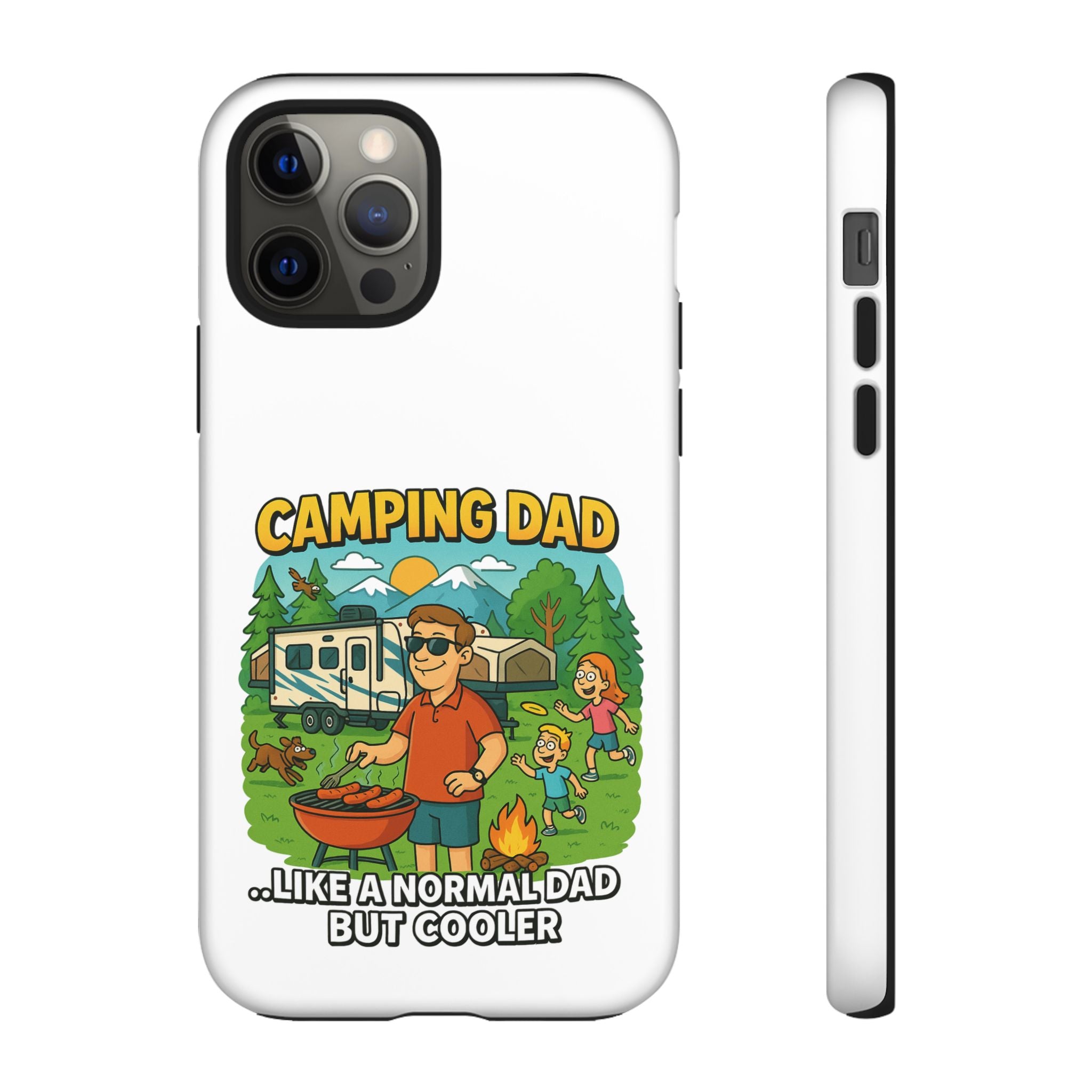 Camping Dad Phone Case - Unique Tough Cover for Outdoor Dads