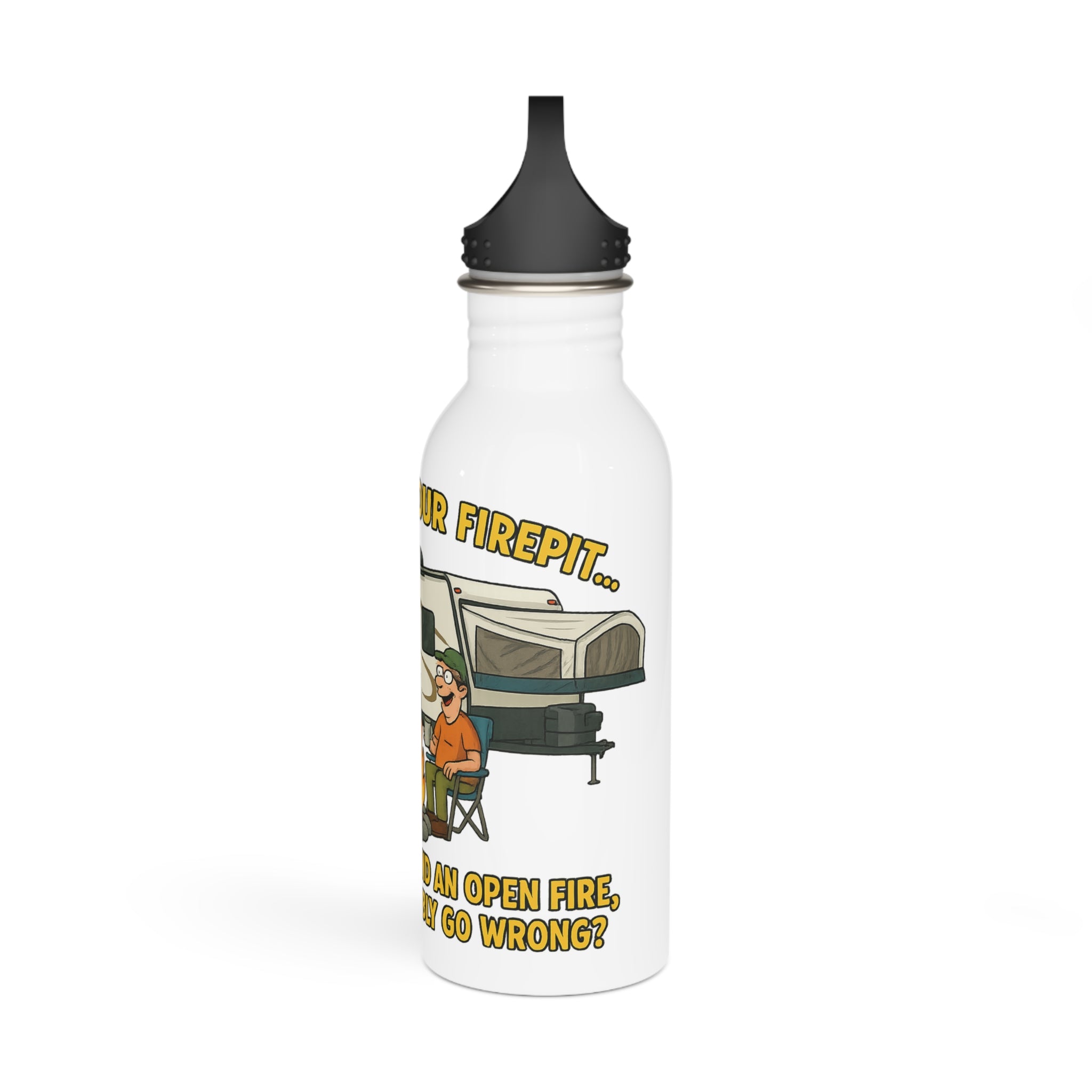 Funny Camping Water Bottle | Unique Outdoor Gift | Stainless Steel Water Bottle | Funny Camping Accessory, Adventure Gear, Outdoor [...]