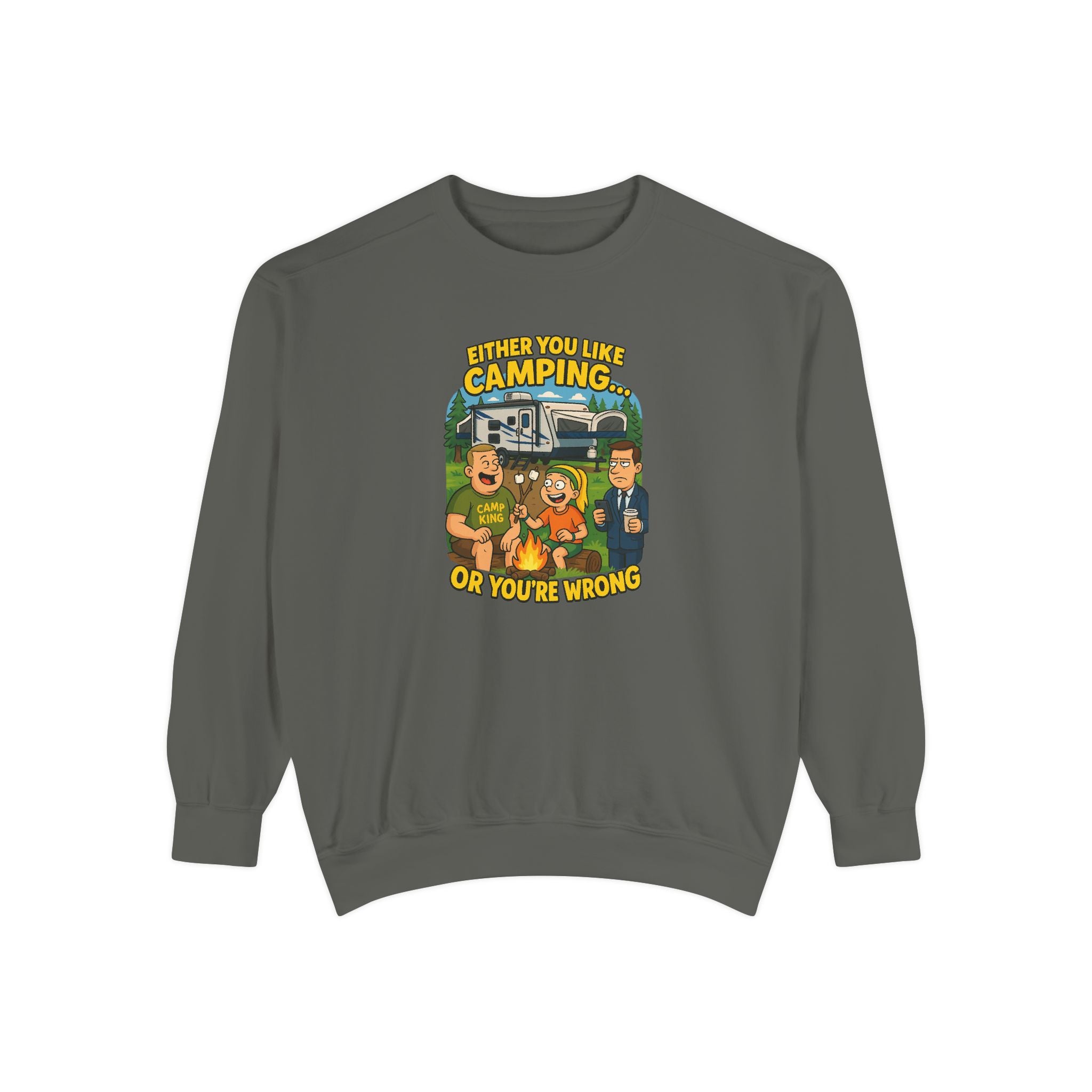 Camping Adventure Sweatshirt - Perfect for Outdoor Lovers