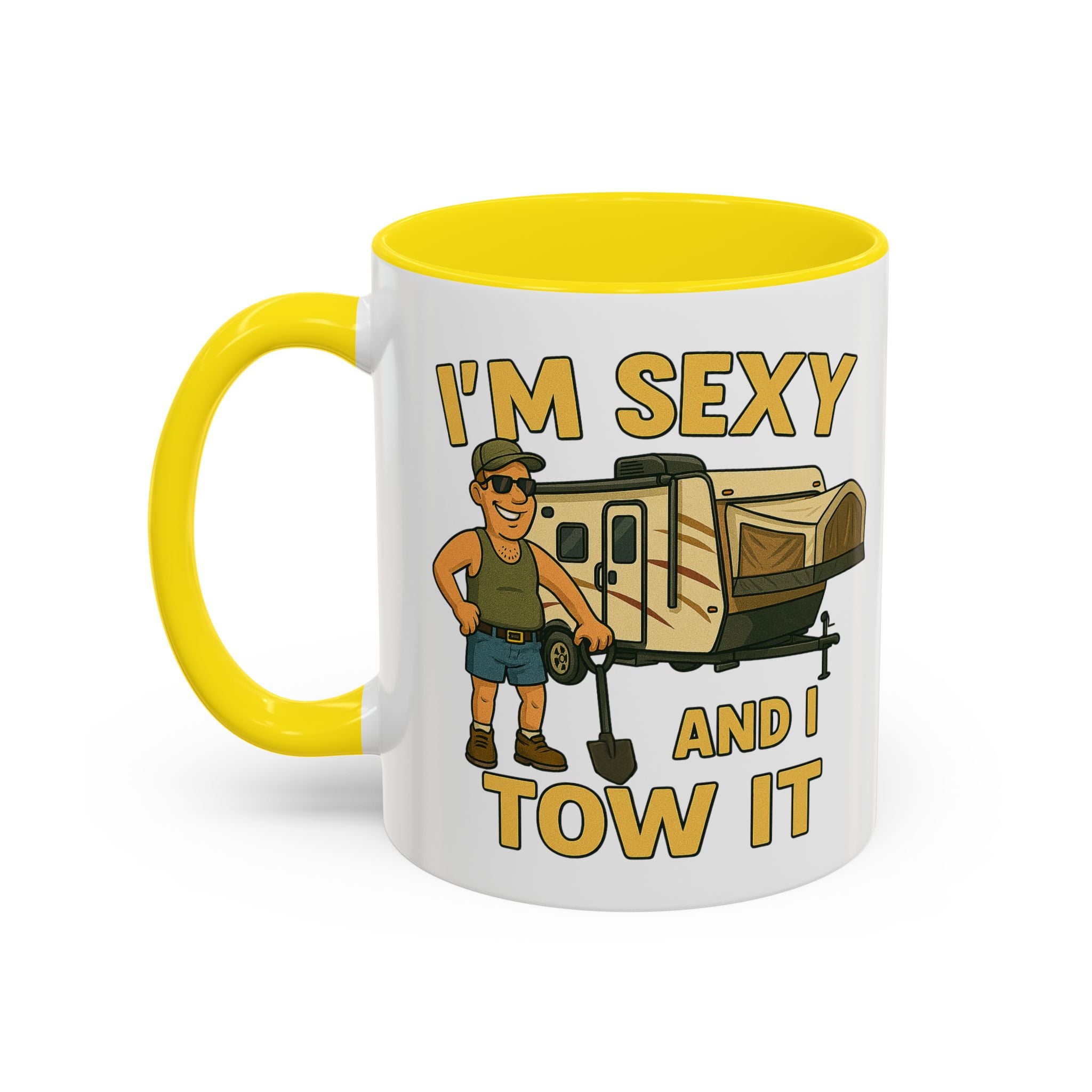Playful Camping Mug, Funny Coffee Cup, Camper Gift, RV Lover's Accessory, Outdoor Adventure Mug