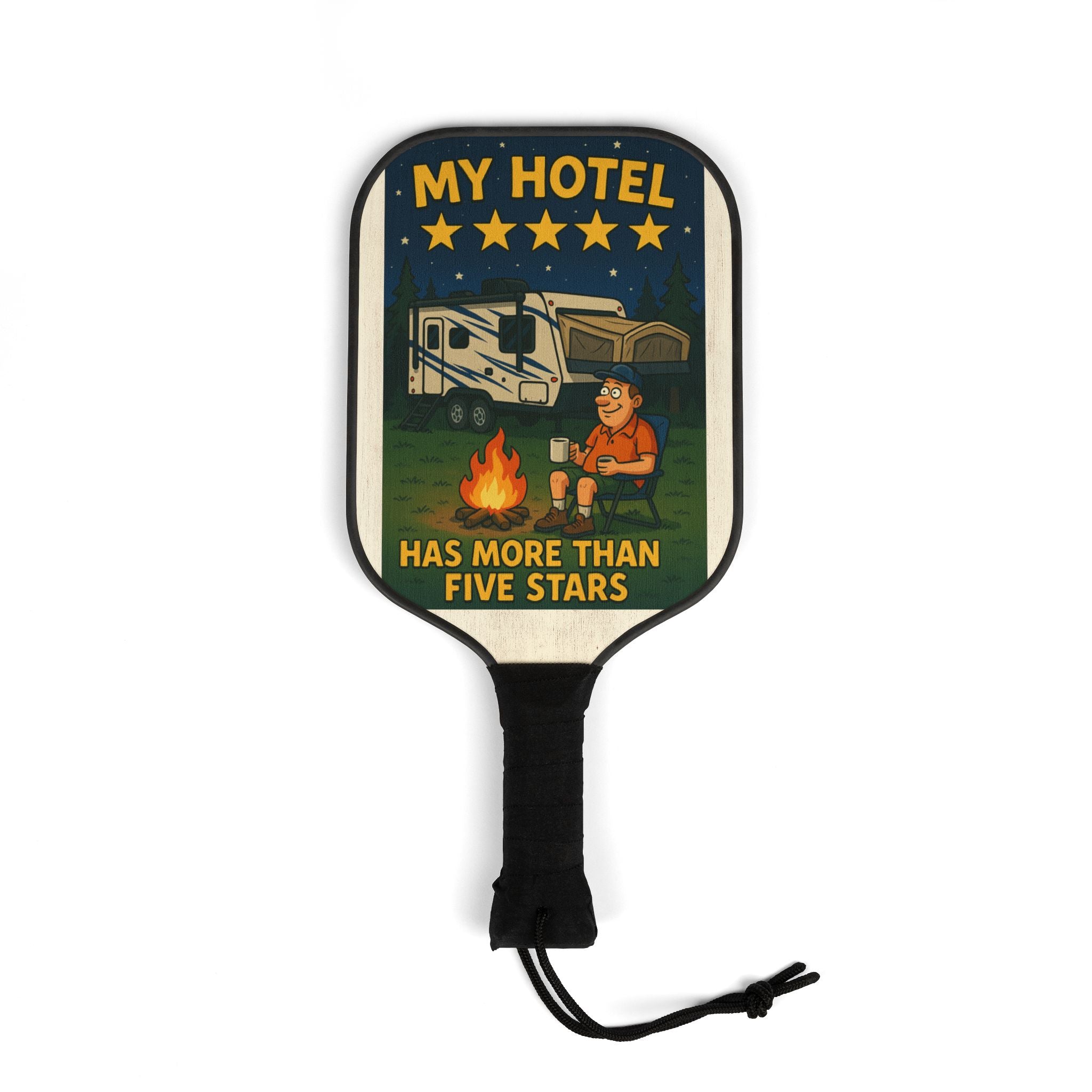 Pickleball Paddle Set for Campers, Fun Sports Gift, Outdoor Recreation, Pickleball Accessories, Camping Humor