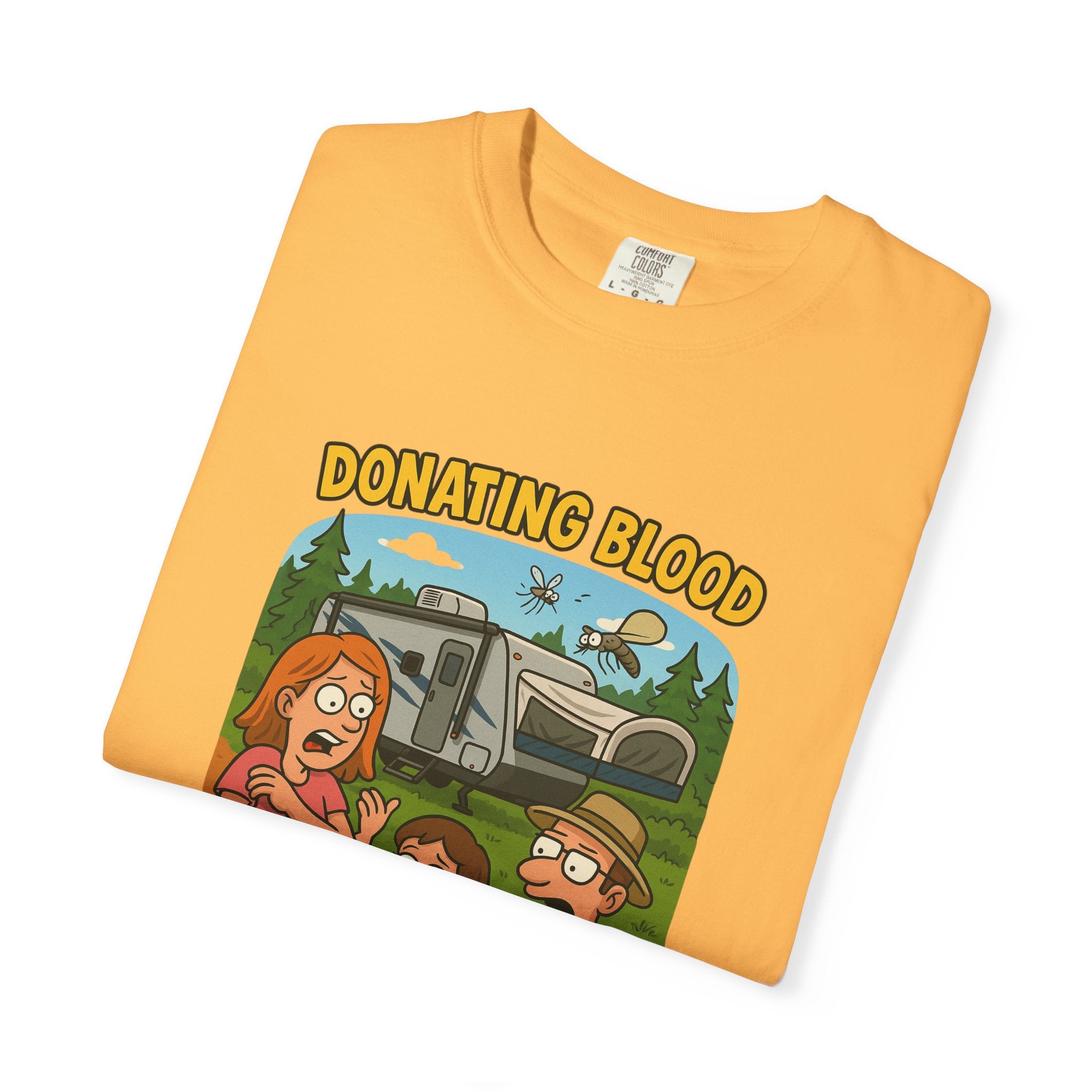 Playful Donation Humor Tee for Blood Donors, Perfect for Fundraisers, Special Events, Gifts, and Everyday Wear