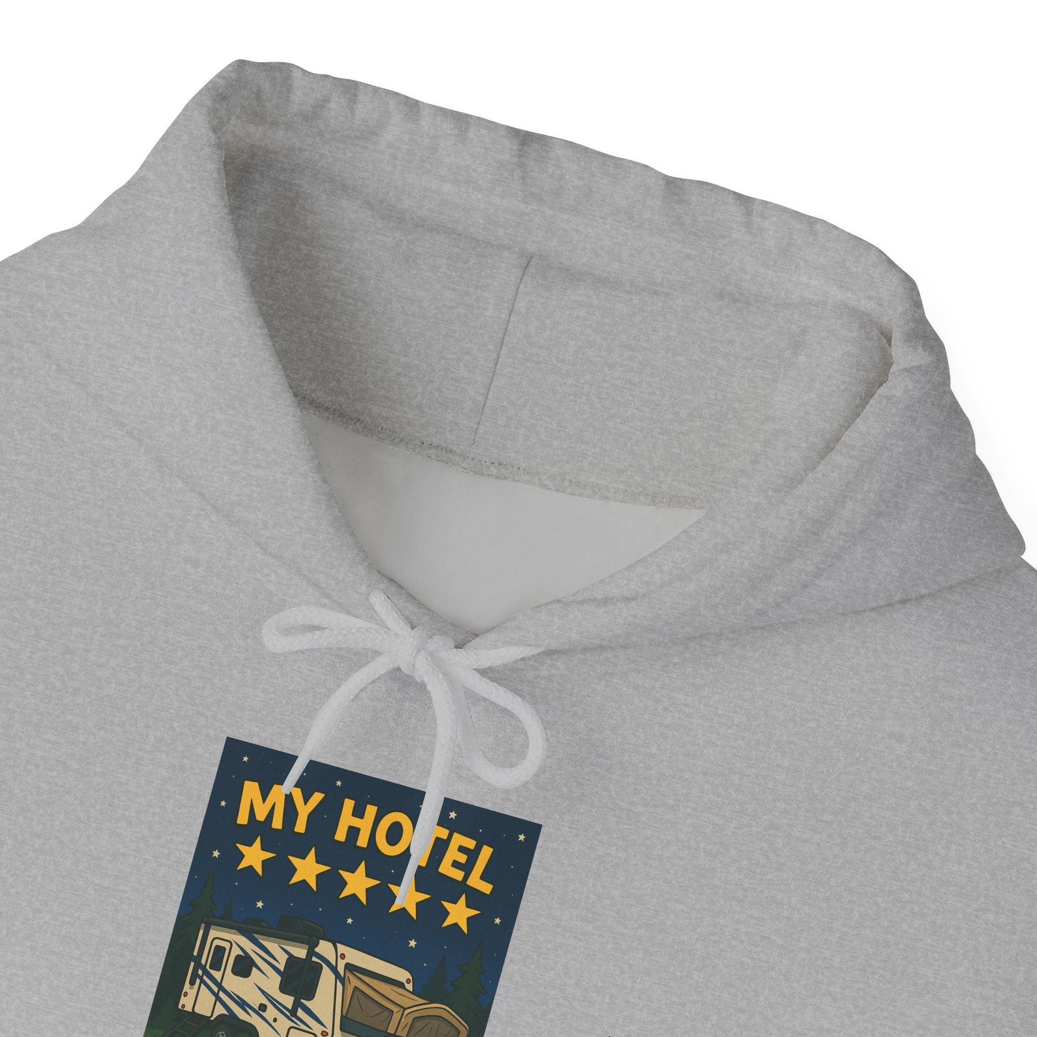 Cozy Camping Hoodie - My Hotel, Outdoor Adventure Apparel, Travel Gift, Nature Lovers Sweatshirt, Camping Gear