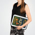 Camping-Themed Laptop Sleeve, Great for Outdoor Lovers, Travel Gift, Eco-Friendly, Tech Accessory