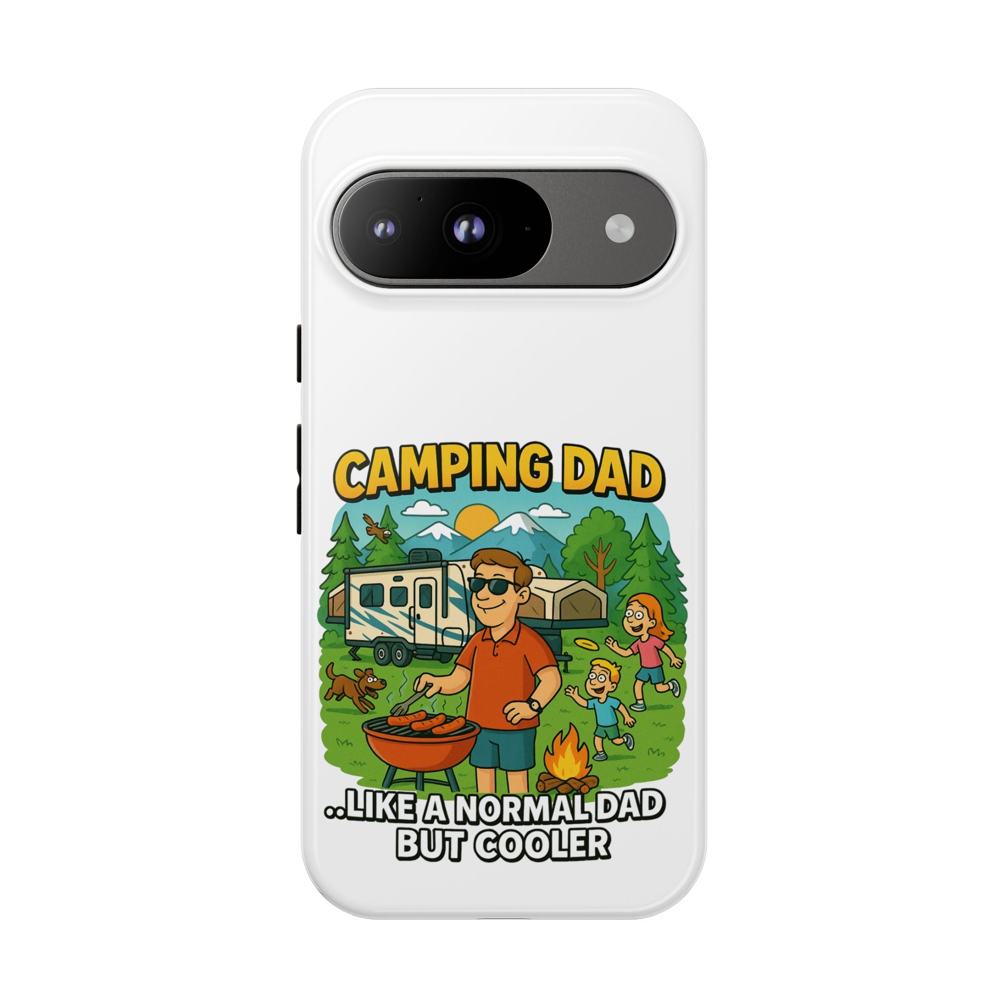 Camping Dad Phone Case - Unique Tough Cover for Outdoor Dads