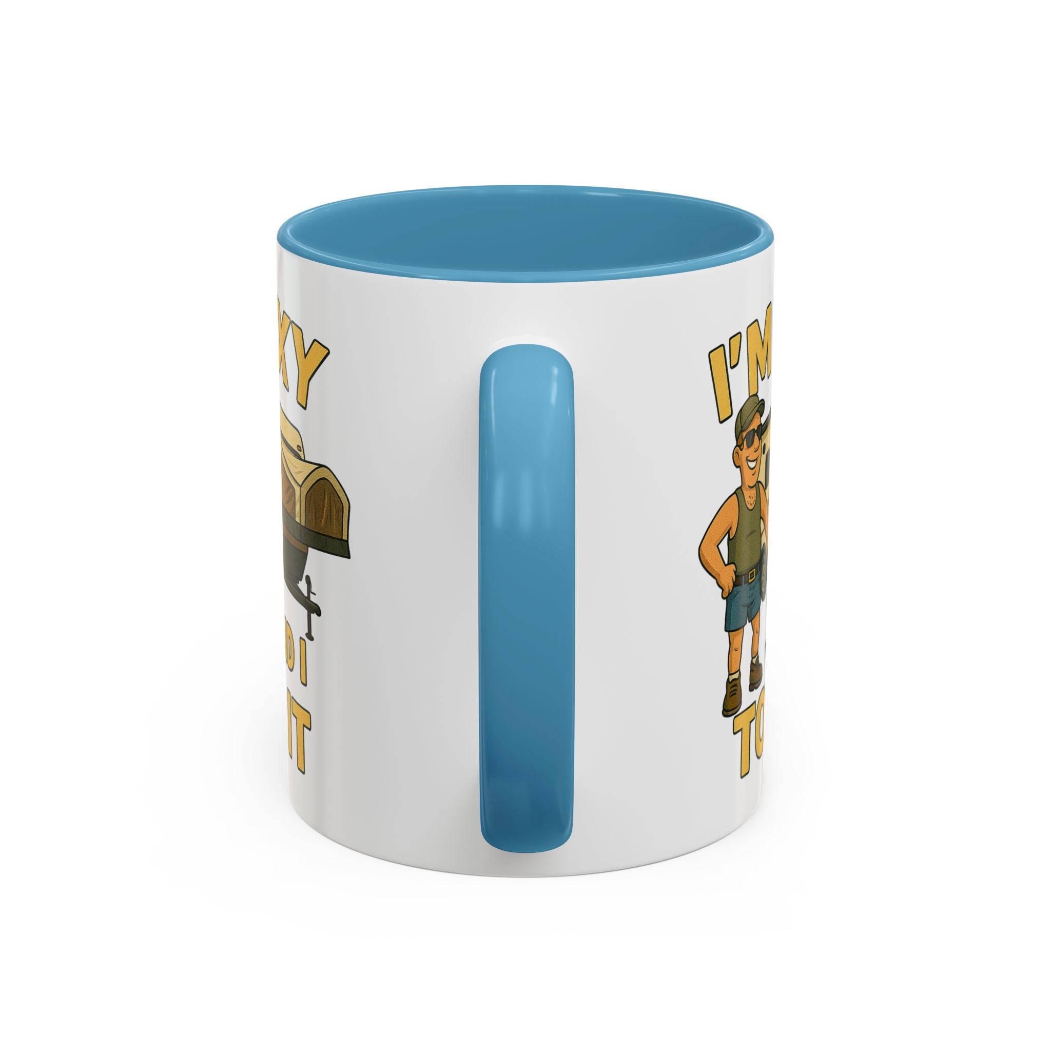 Playful Camping Mug, Funny Coffee Cup, Camper Gift, RV Lover's Accessory, Outdoor Adventure Mug