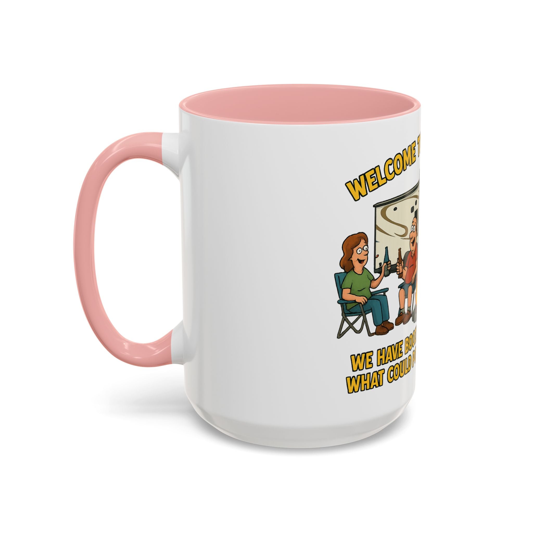 Cozy Firepit Mug | Ideal for Camping Lovers, Humorous Coffee Gifts, Outdoor Gatherings, Funny Kitchen Decor, Welcome Party Accessories