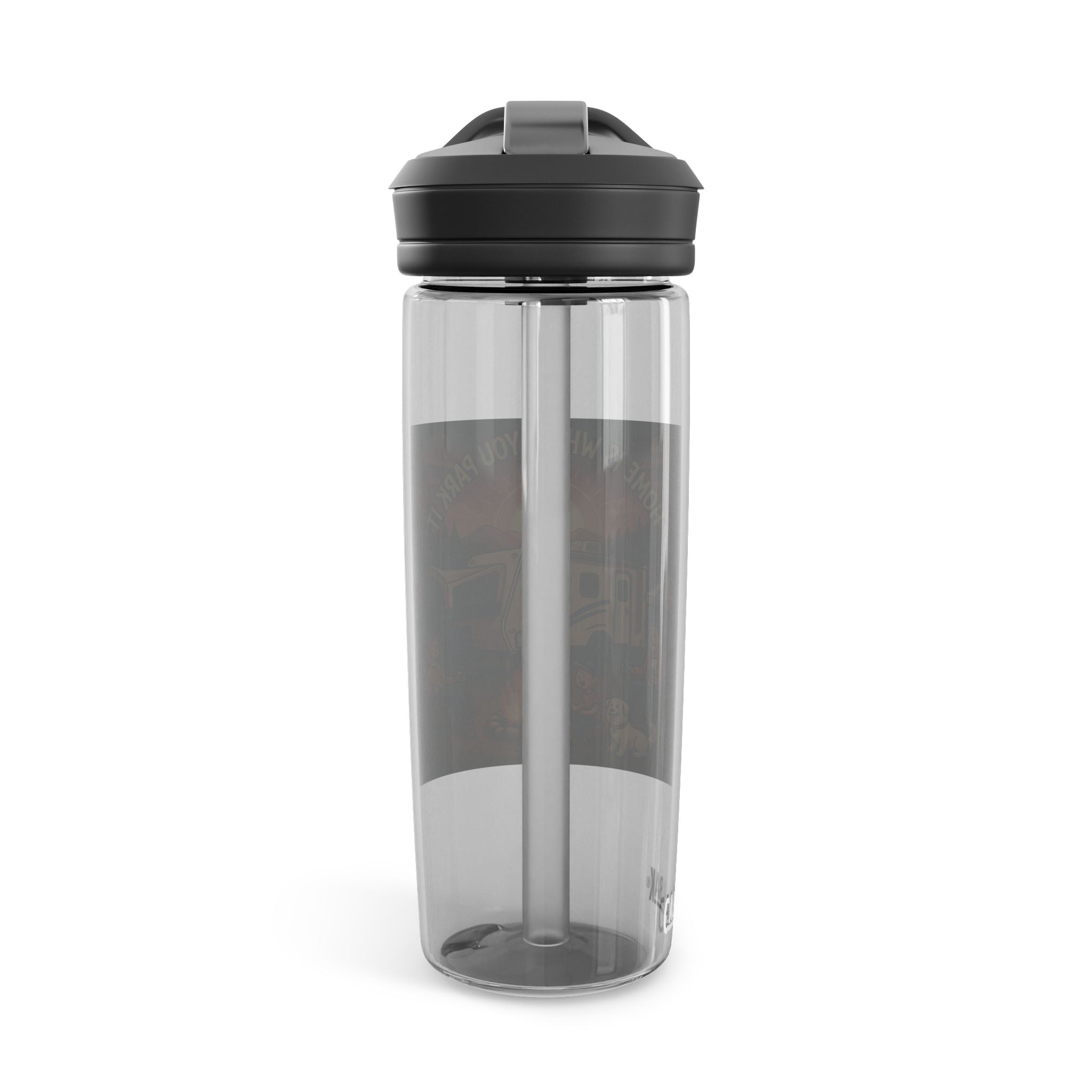 Campfire Adventures Water Bottle, RV Life, Outdoor Fun, Camping Gear, Hydration Bottle, Eco-Friendly Drinking