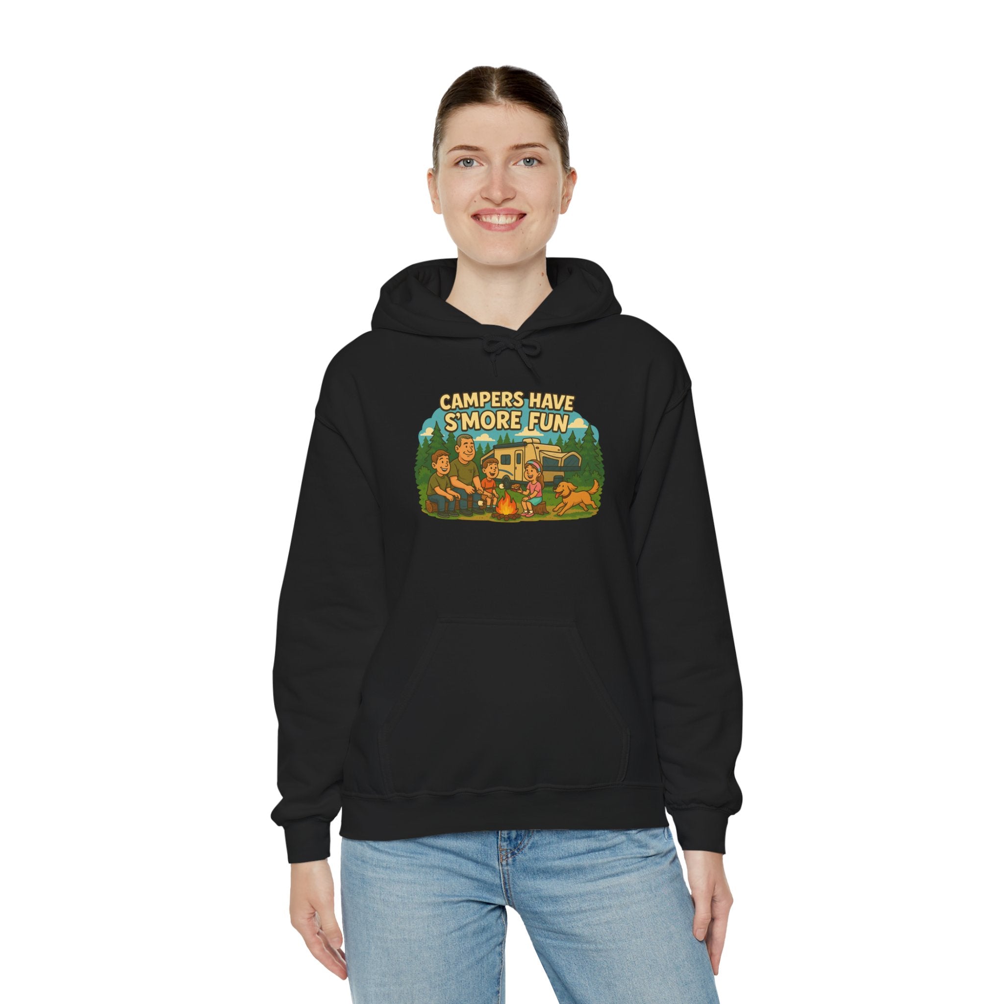 Campfire Vibes Hoodie - Perfect for Outdoor Lovers, Camping Trips, Nature Adventures, Gift for Campers, Cozy Hooded Sweatshirt