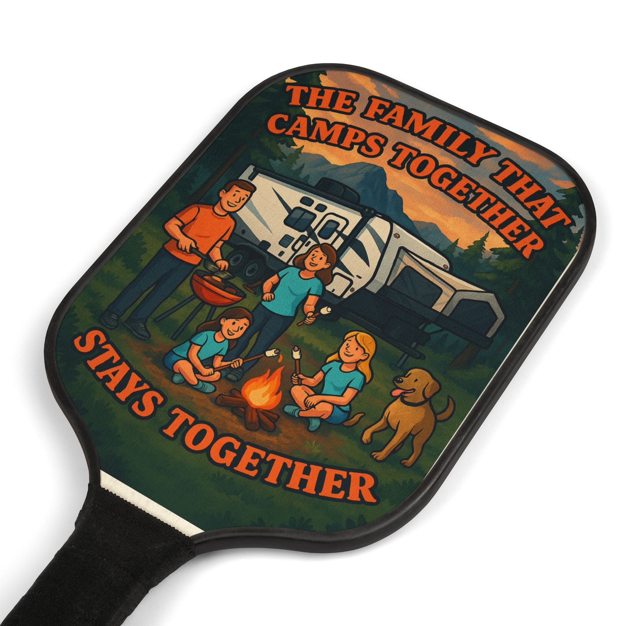 Pickleball Paddle Set – Family Fun Togetherness, Outdoor Sports, Gifts for Campers, Recreational Activities, Summer Picnic Gear