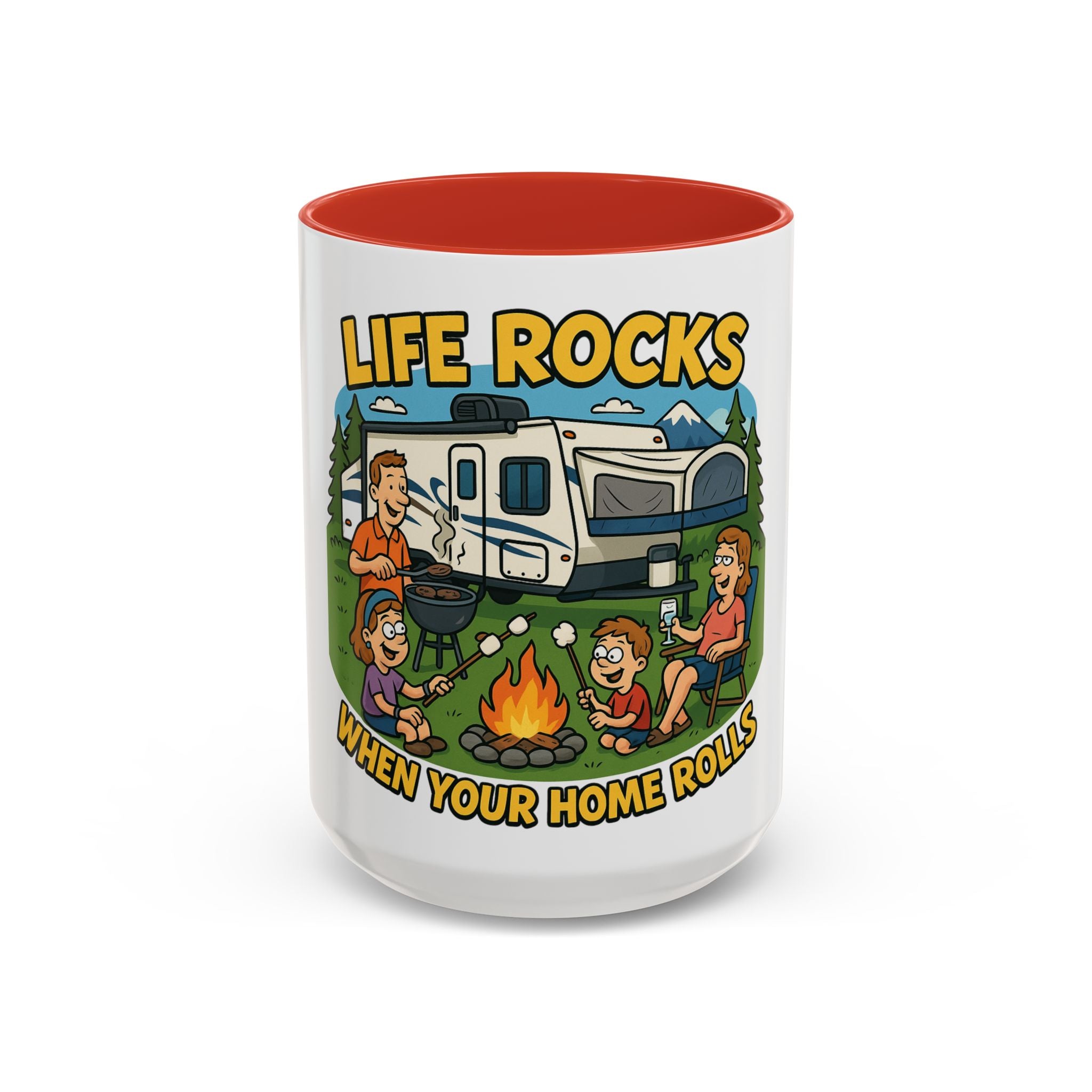 Camping Life Coffee Mug - Adventure Lover Gift, RV Travel Mug, Cozy Campfire Vibes, Perfect for Outdoor Enthusiasts, Gift for Dad