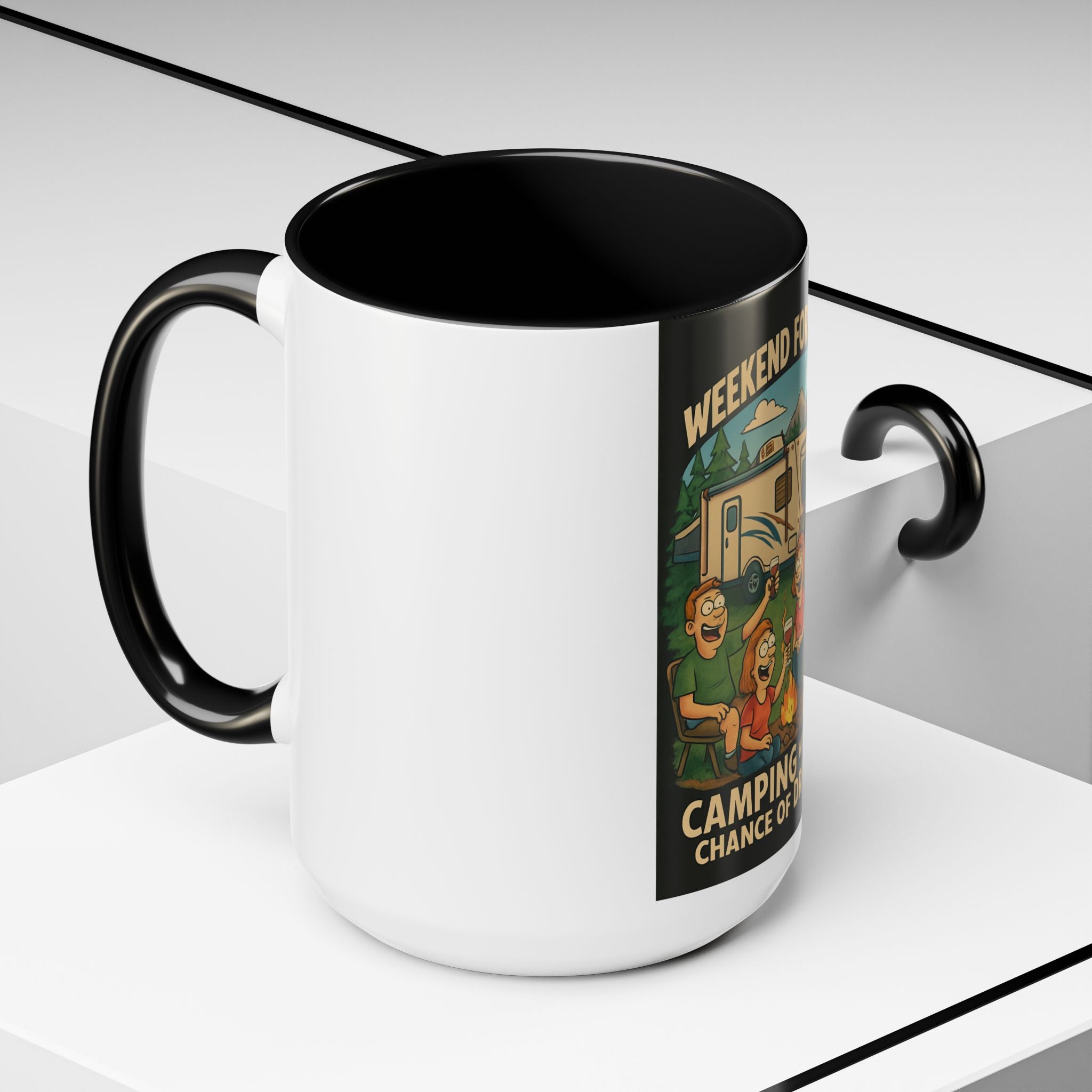 Camping Forecast Coffee Mug | Outdoor Adventure Gift | Funny Camper Mug | Gift for Campers | Camping Enthusiast Decor