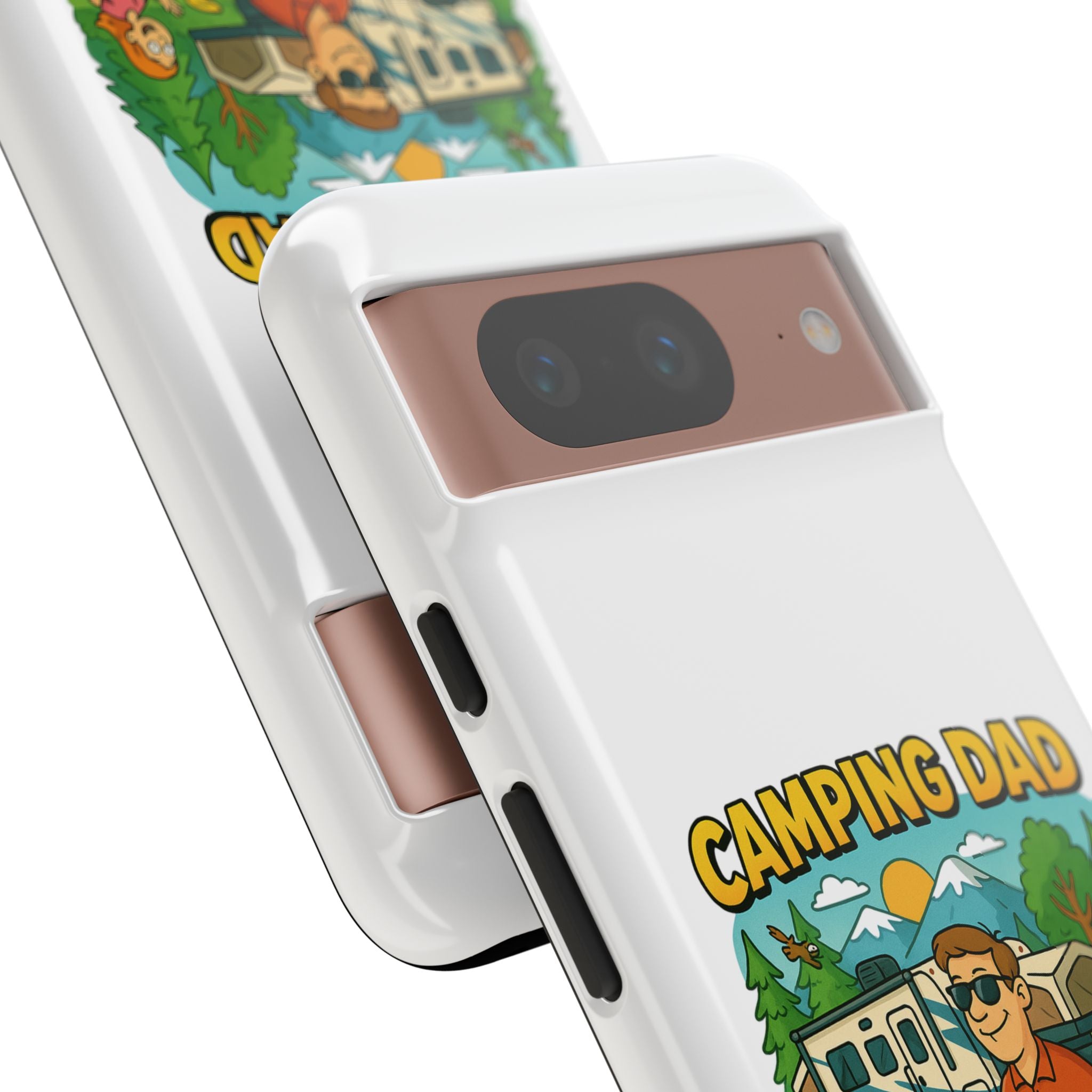 Camping Dad Phone Case - Unique Tough Cover for Outdoor Dads