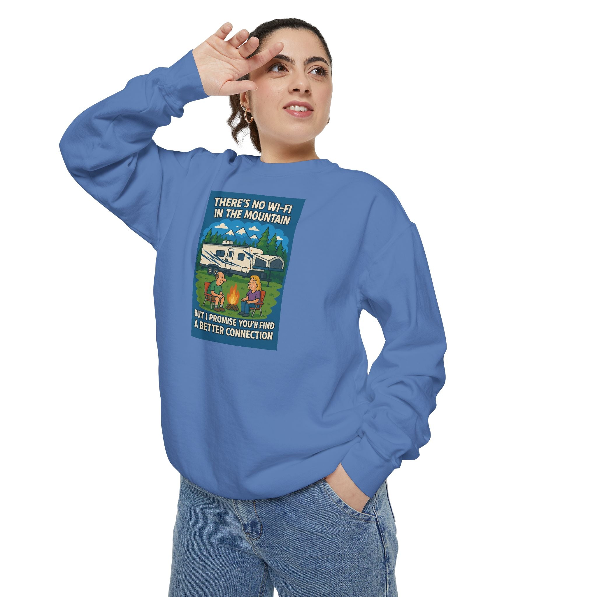 Cozy Campfire Sweatshirt - Perfect for Adventurers, Camping Enthusiasts, Family Gatherings, or Cozy Nights In, Gift Idea, Outdoor Style