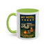 Camping-Themed Accent Coffee Mug | Perfect for RV Lovers, Campers, Travelers, Cozy Nights, Outdoor Adventures, Unique Gift Ideas
