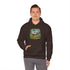 Campfire Adventure Hoodie with Retro Design, Cozy Gift for Outdoor Lovers, Perfect for Camping, Road Trips, and Casual Wear