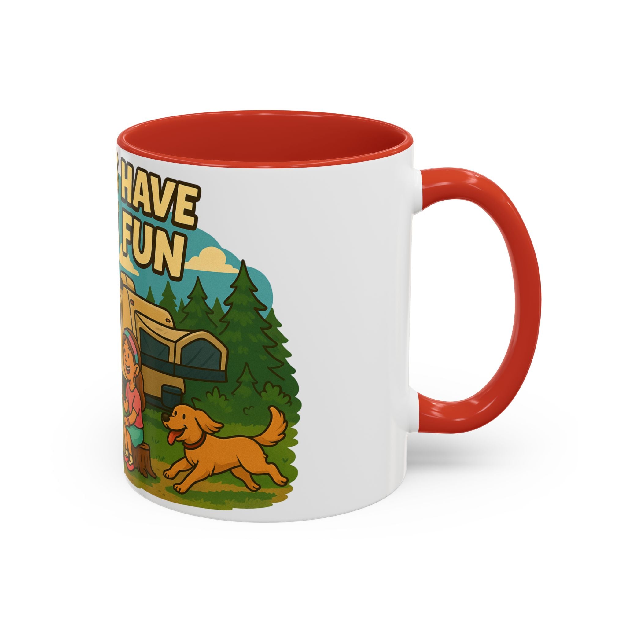 Campfire Adventure Mug - 'Campers Have S'more Fun', Outdoor Coffee Cup for Camping Lovers, Gifts for Nature Enthusiasts, S'mores Jokes