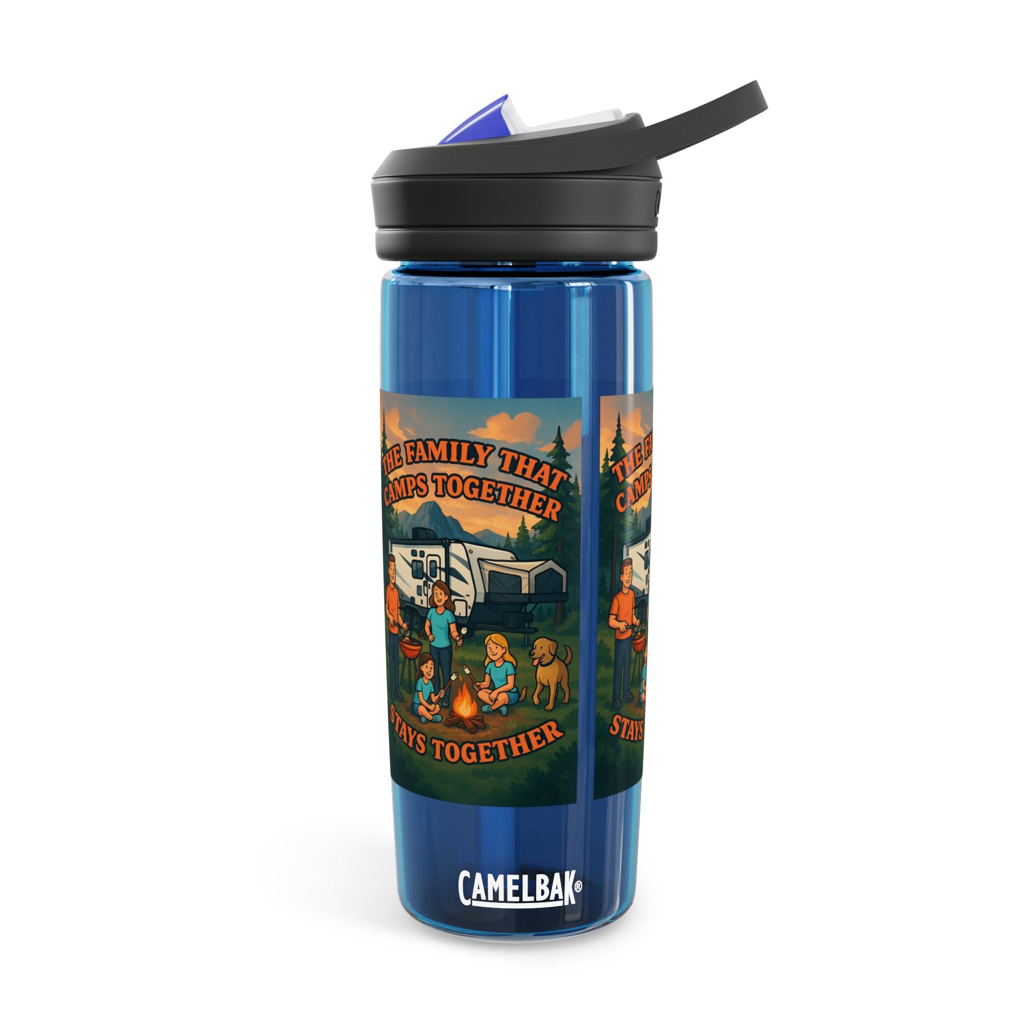 Family Camping Water Bottle, Outdoor Hydration Bottle, Eco-Friendly Gift, Adventure Accessory, Summer Camp Essential, Picnic Gear