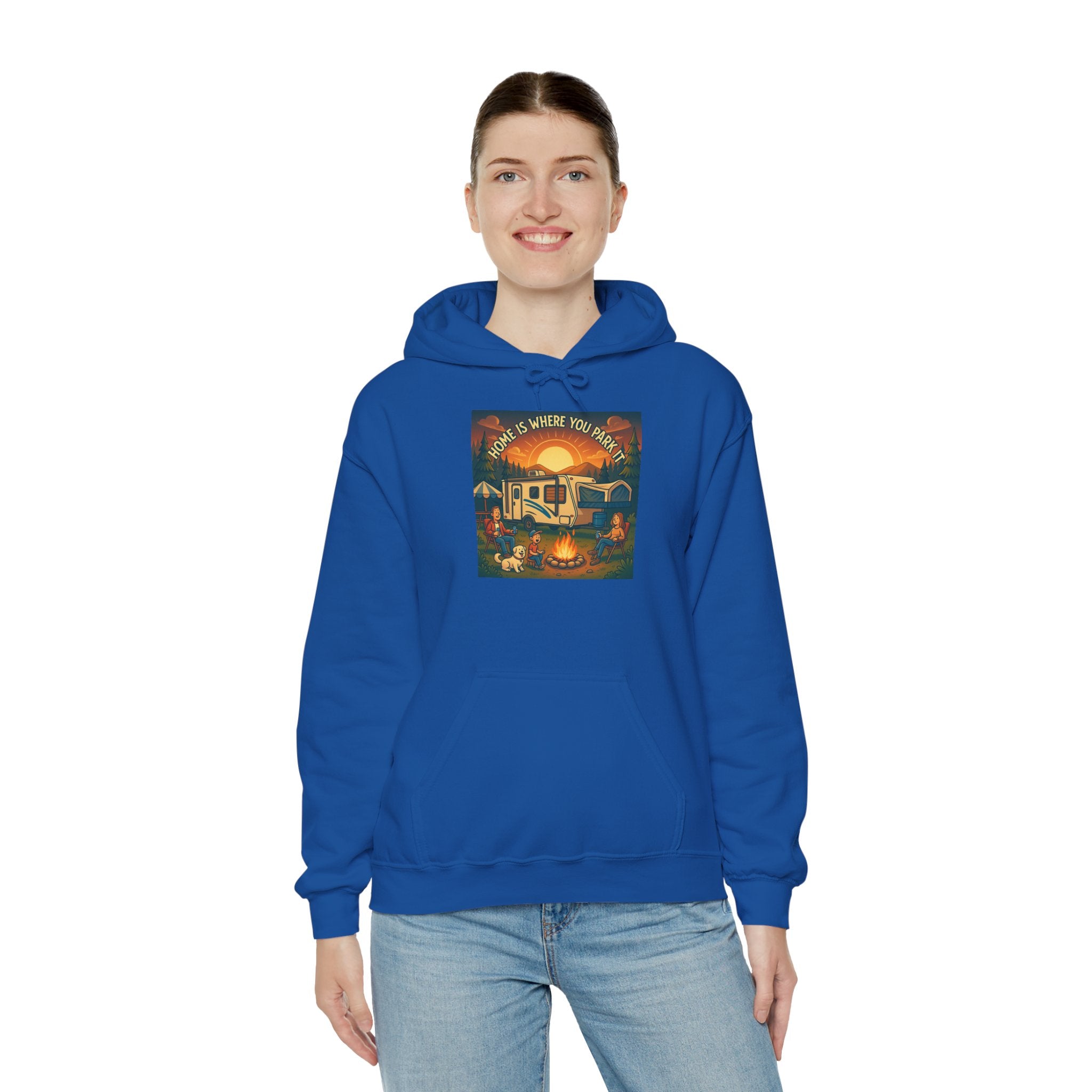 Cozy Campfire Vibes Hoodie, Unisex Sweatshirt for Camp Lovers, Autumn Apparel, Outdoor Adventure Gift, Family Get-Together