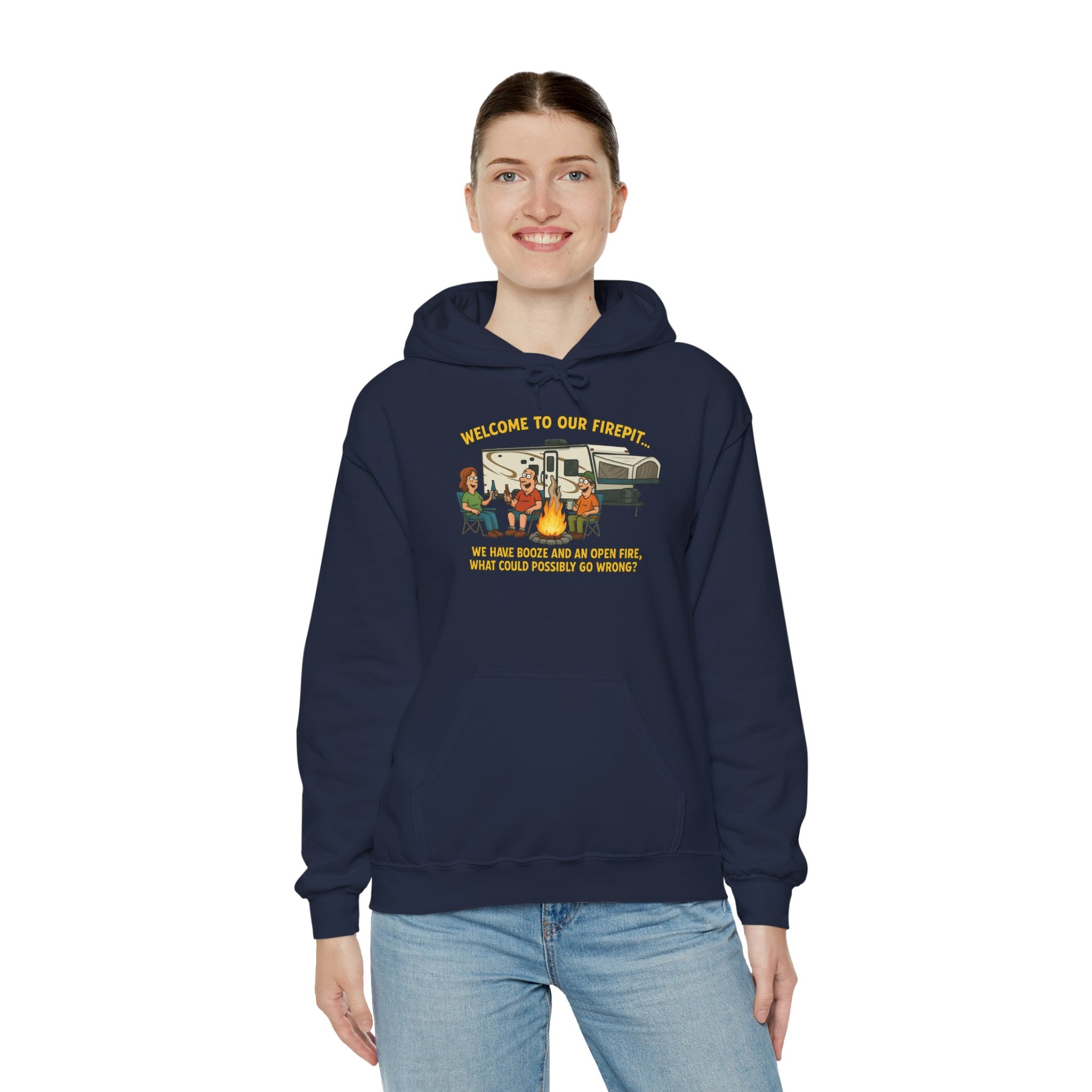 Cozy Campfire Sweatshirt | Unisex Hoodie for Outdoor Lovers, Camping Gear, Warmth for Fall, Great Gift for Nature Enthusiasts