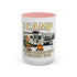 Camping Humor Coffee Mug - I Camp Because Punching People is Frowned Upon