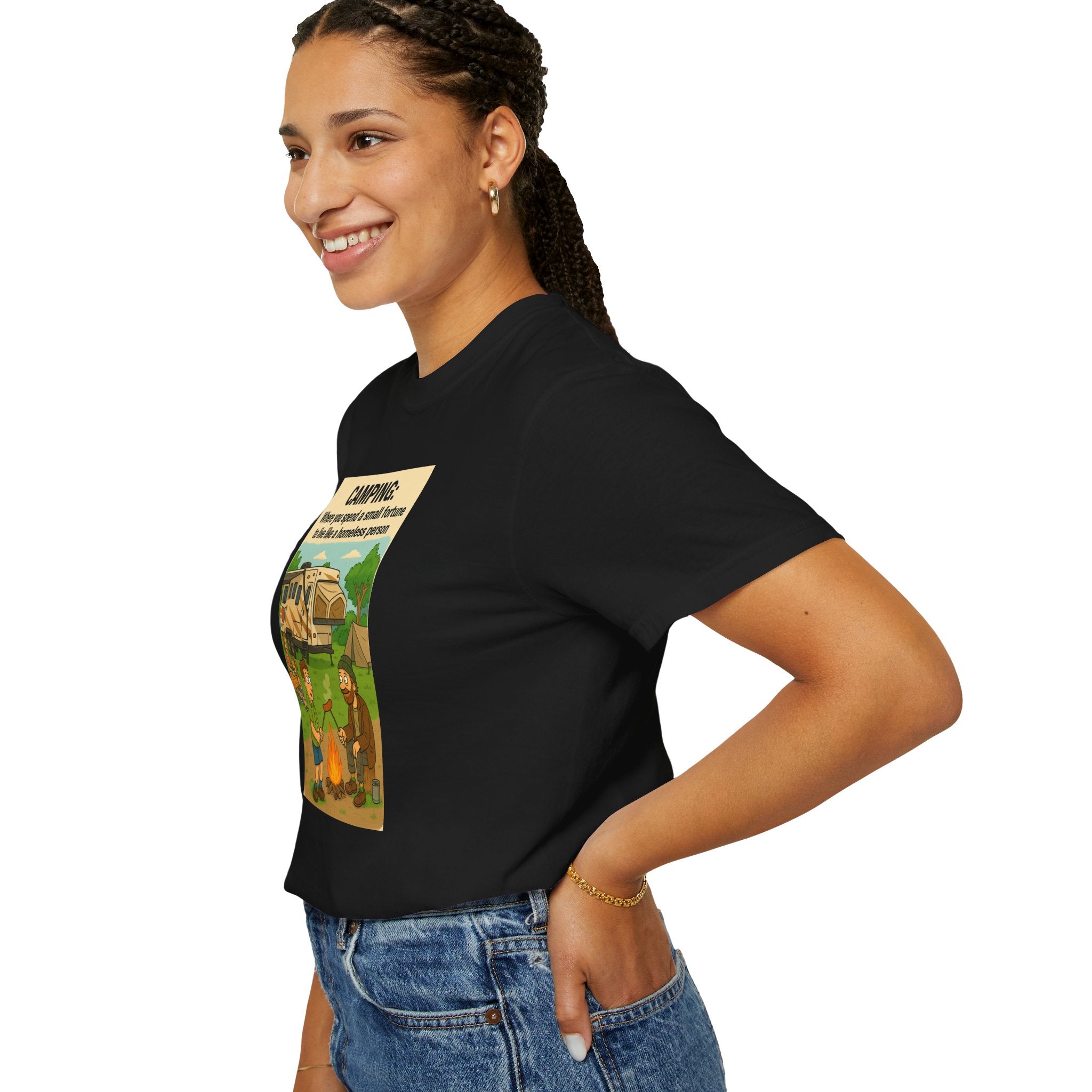 Camping Humor T-Shirt, Unisex Graphic Tee, Adventure Gift, Outdoor Lover Apparel, Funny Camping Shirt