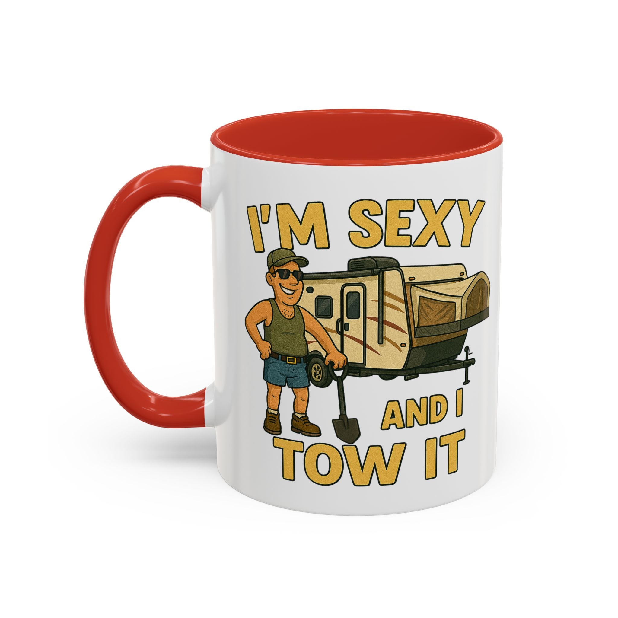 Playful Camping Mug, Funny Coffee Cup, Camper Gift, RV Lover's Accessory, Outdoor Adventure Mug