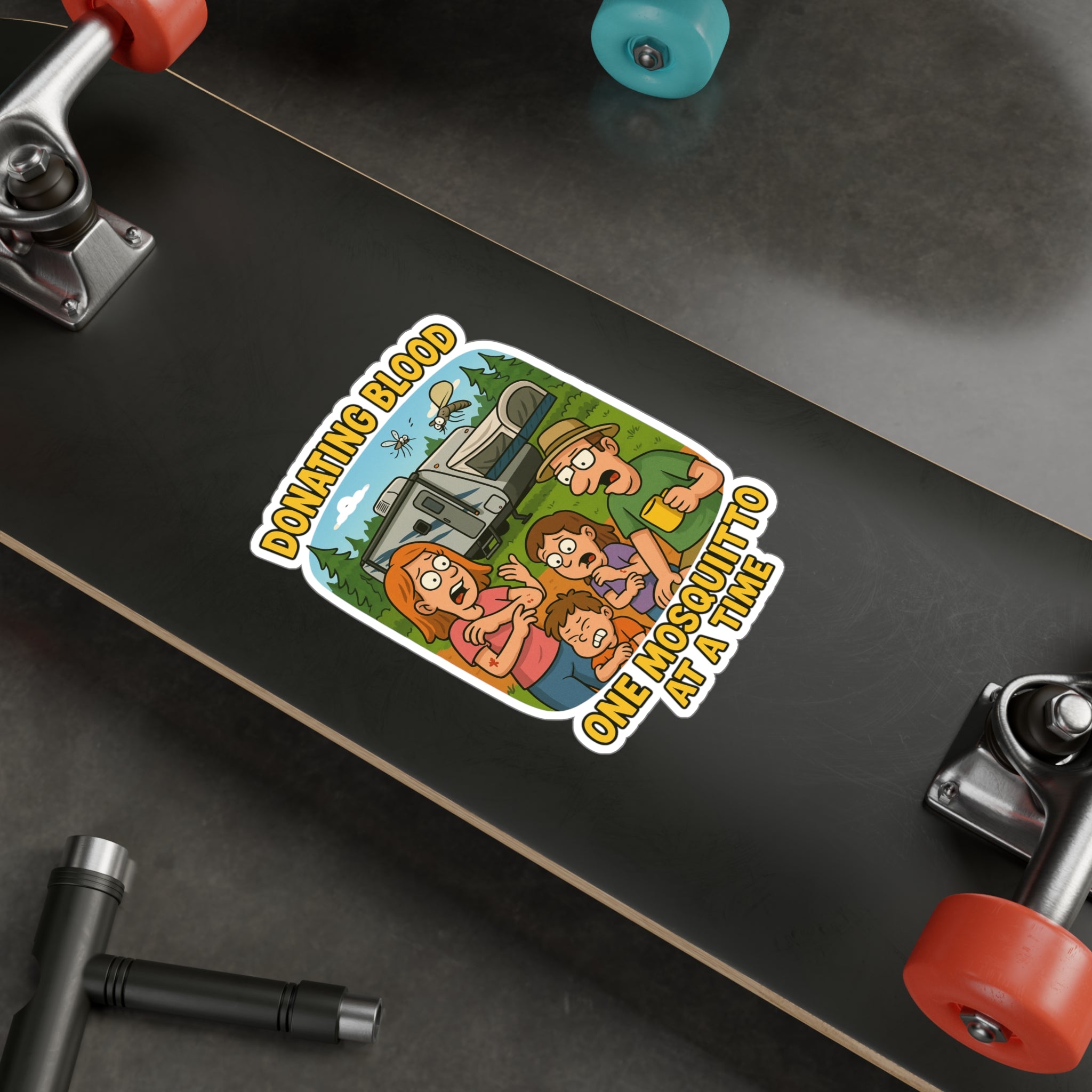 Humorous Vinyl Decals for Outdoor Lovers, Camping Stickers, Fun Stickers, Cartoons, Outdoor Humor, Gift for Campers