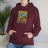 Retro Graphic Hooded Sweatshirt, Cozy Unisex Hoodie for Casual Days, Perfect Gift for Friends, Fall and Winter Fashion
