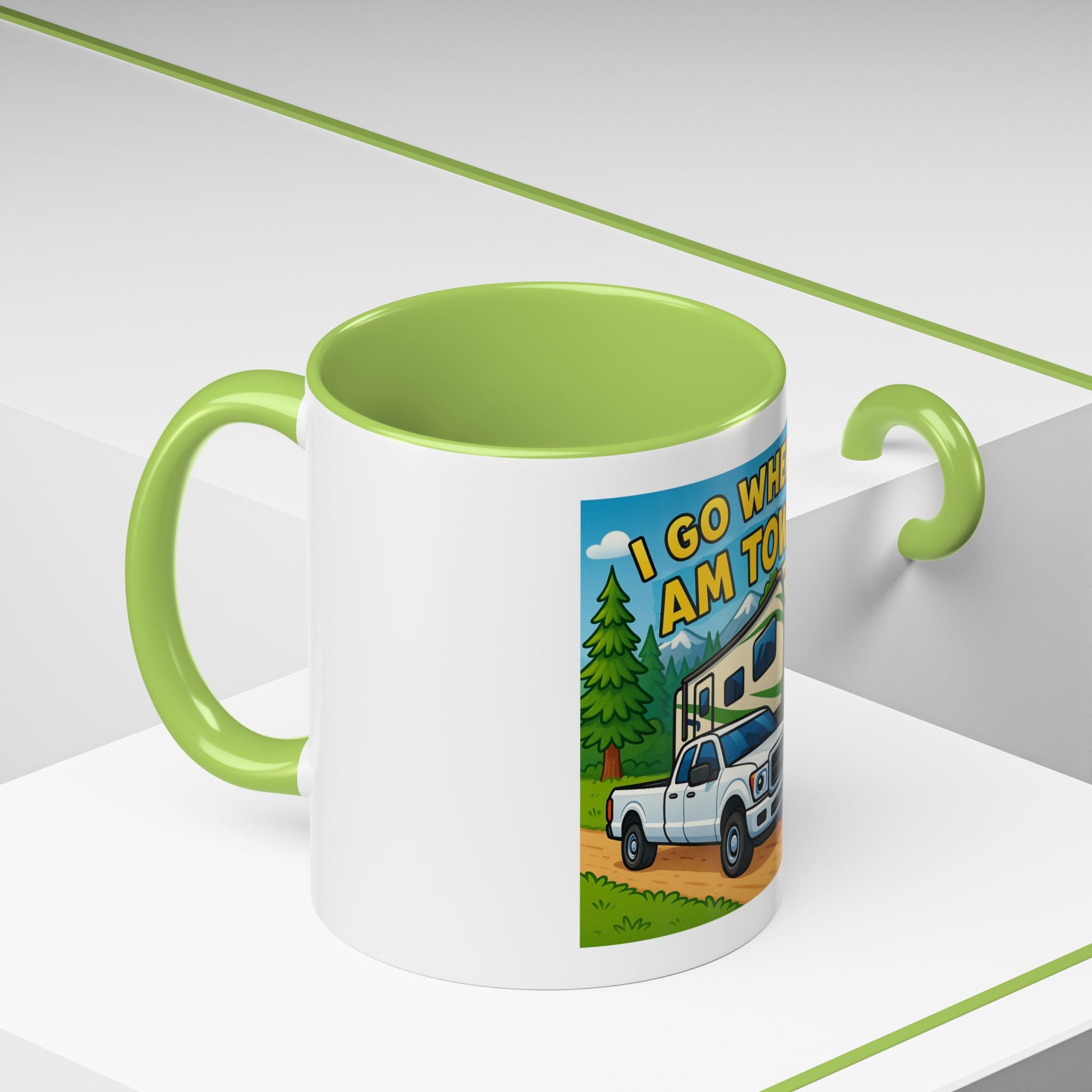 Adventure Camping Coffee Mug, RV Lover Gift, Hiking Mug, Travel Enthusiast Ceramic Cup, Nature Lover Drinkware