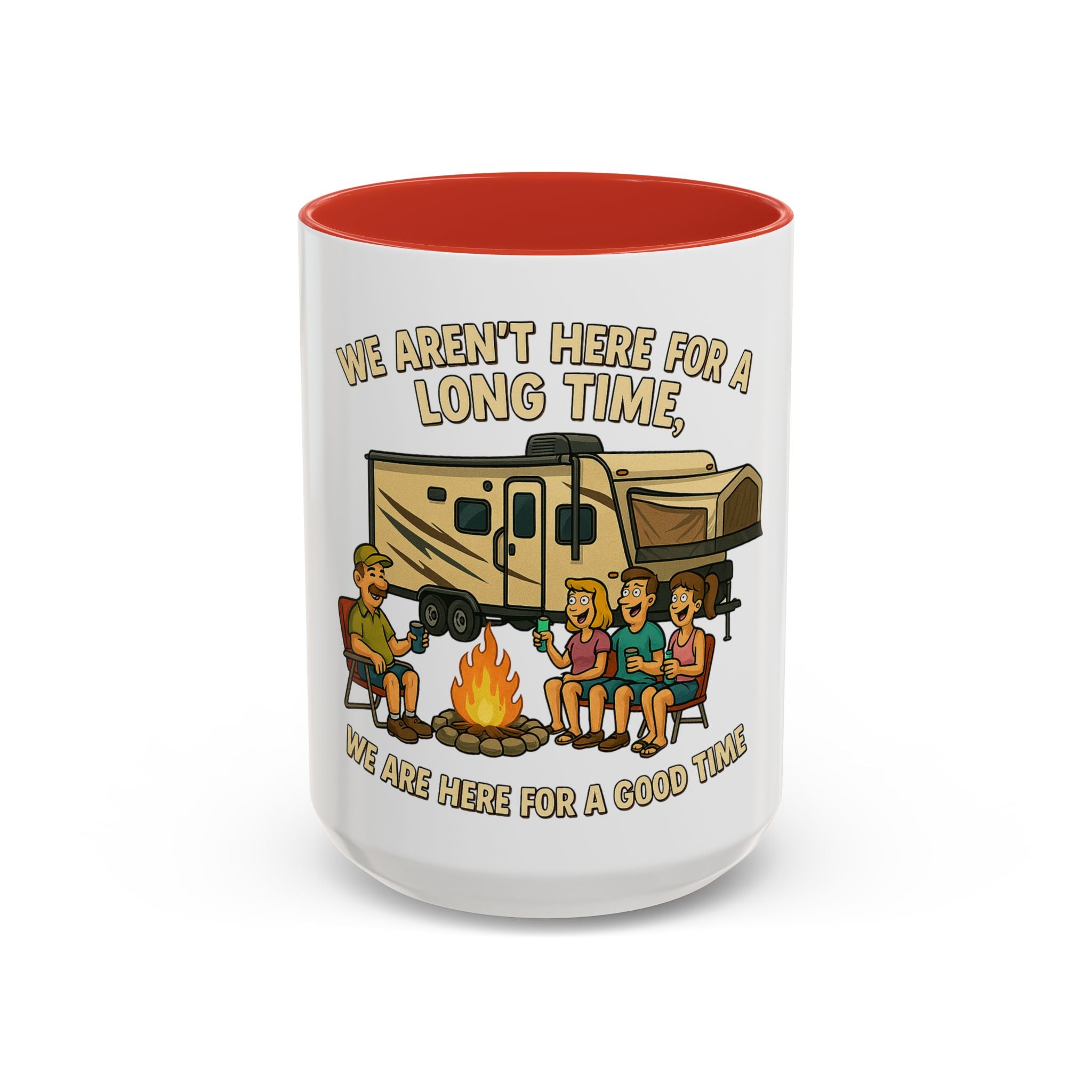 Camping Adventure Coffee Mug - Fun Quote Mug for Outdoor Enthusiasts
