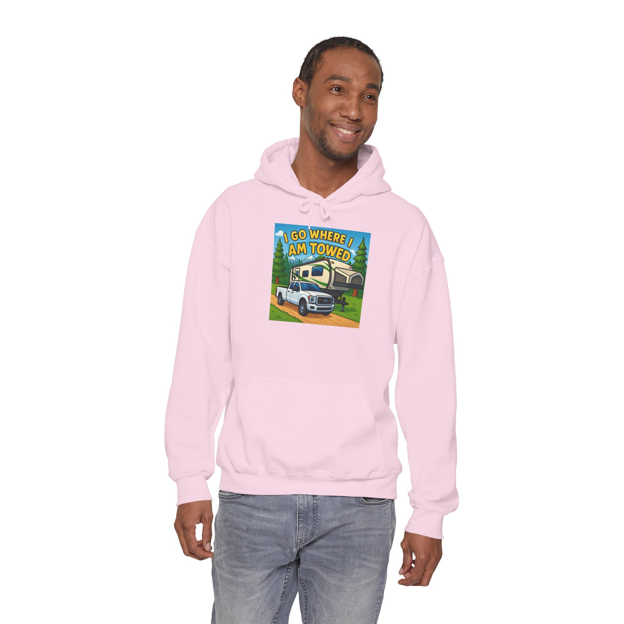 Adventure-Themed Hooded Sweatshirt - Perfect for Travel Enthusiasts, Camper Gifts, Cozy Outings, Outdoor Activities, Road Trip Essentials
