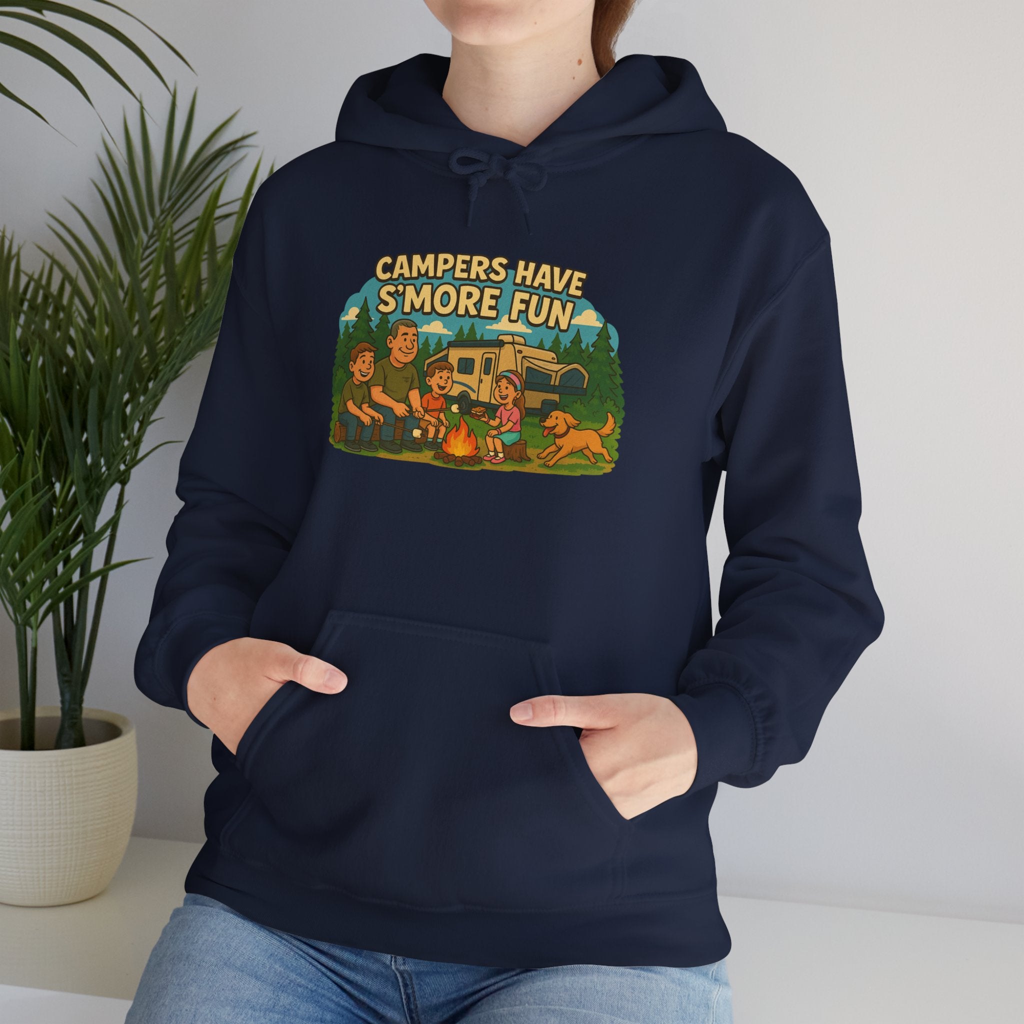 Campfire Vibes Hoodie - Perfect for Outdoor Lovers, Camping Trips, Nature Adventures, Gift for Campers, Cozy Hooded Sweatshirt