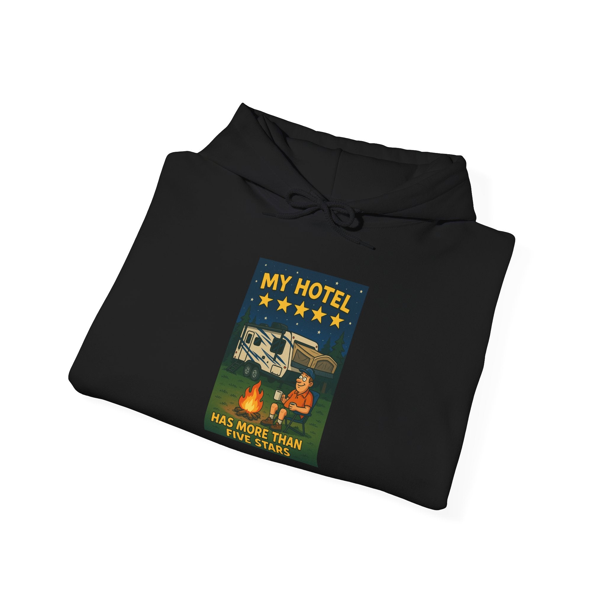 Cozy Camping Hoodie - My Hotel, Outdoor Adventure Apparel, Travel Gift, Nature Lovers Sweatshirt, Camping Gear