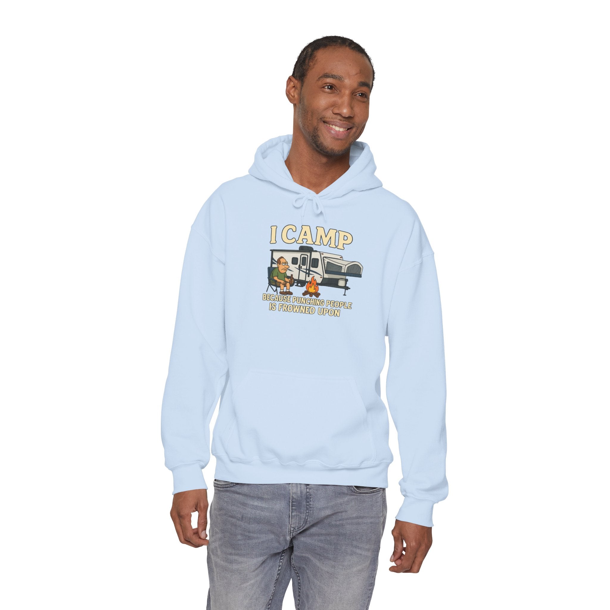 I Camp Unisex Heavy Blend™ Hoodie - Perfect for Outdoor Lovers