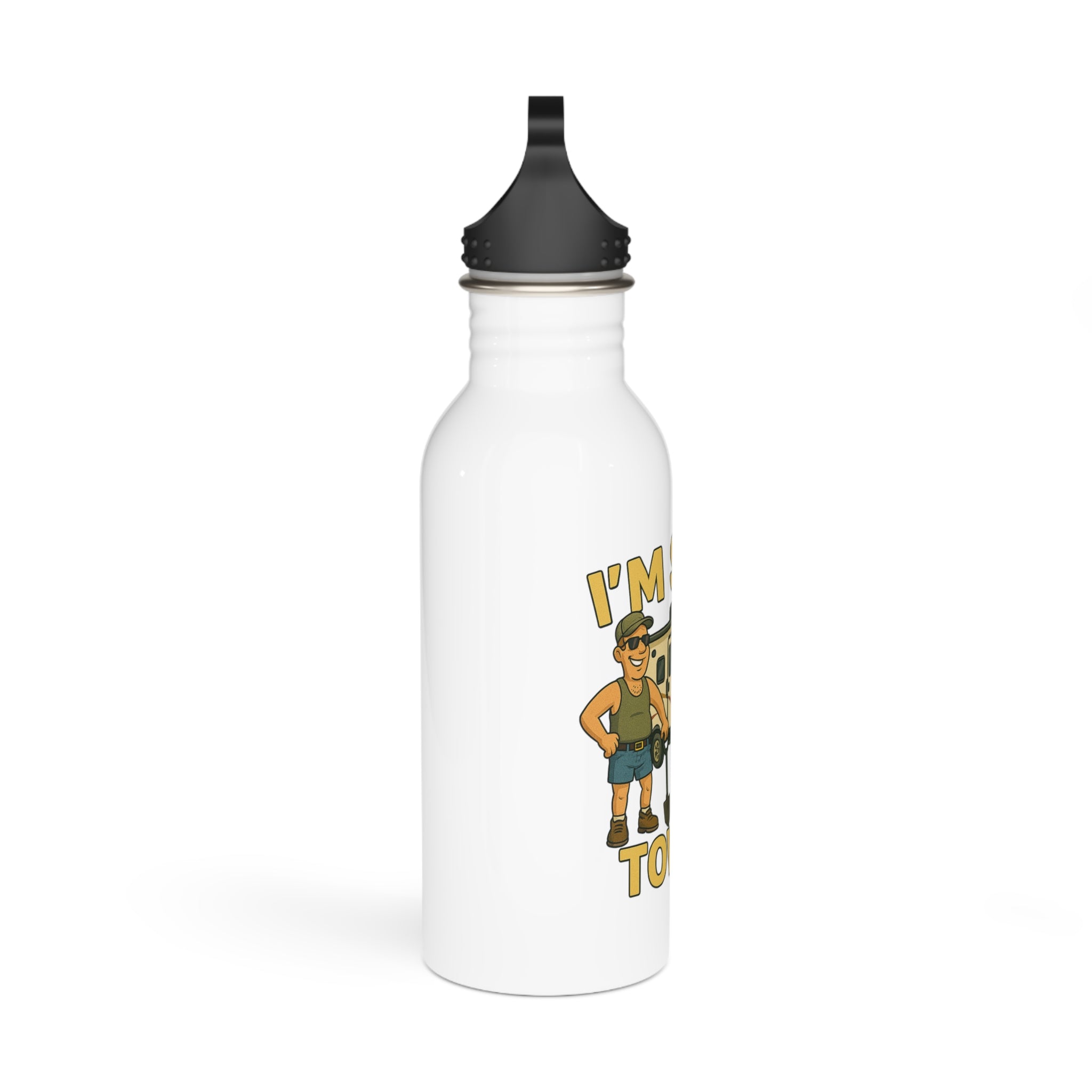 Funny Stainless Steel Water Bottle - Great for Campers, RV Lovers, Outdoor Adventures, Gifts for Him, Travel Mug