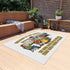 Welcome to Our Firepit Outdoor Rug - Perfect for Camping, Backyard Gatherings, RV Decor, and Bonfire Nights