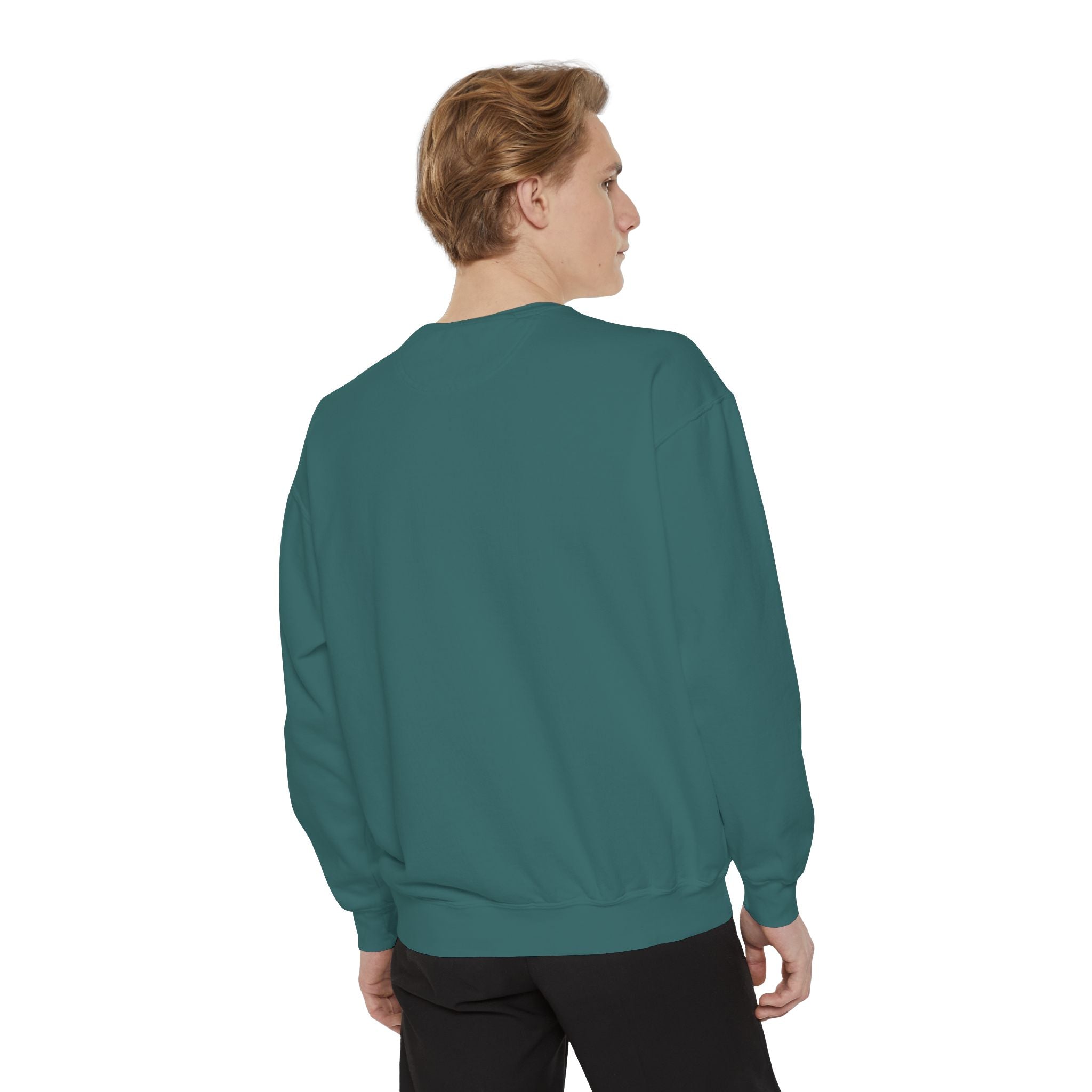 Unisex Garment-Dyed Sweatshirt - Camping is where friends and marshmallows get toasted at the same time