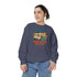 Camping Wine Sweatshirt | Unisex Garment-Dyed Pullover | Cozy Gift for Campers | Outdoor Adventures Apparel | Relaxed Fit Top