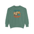 Camping Wine Sweatshirt | Unisex Garment-Dyed Pullover | Cozy Gift for Campers | Outdoor Adventures Apparel | Relaxed Fit Top