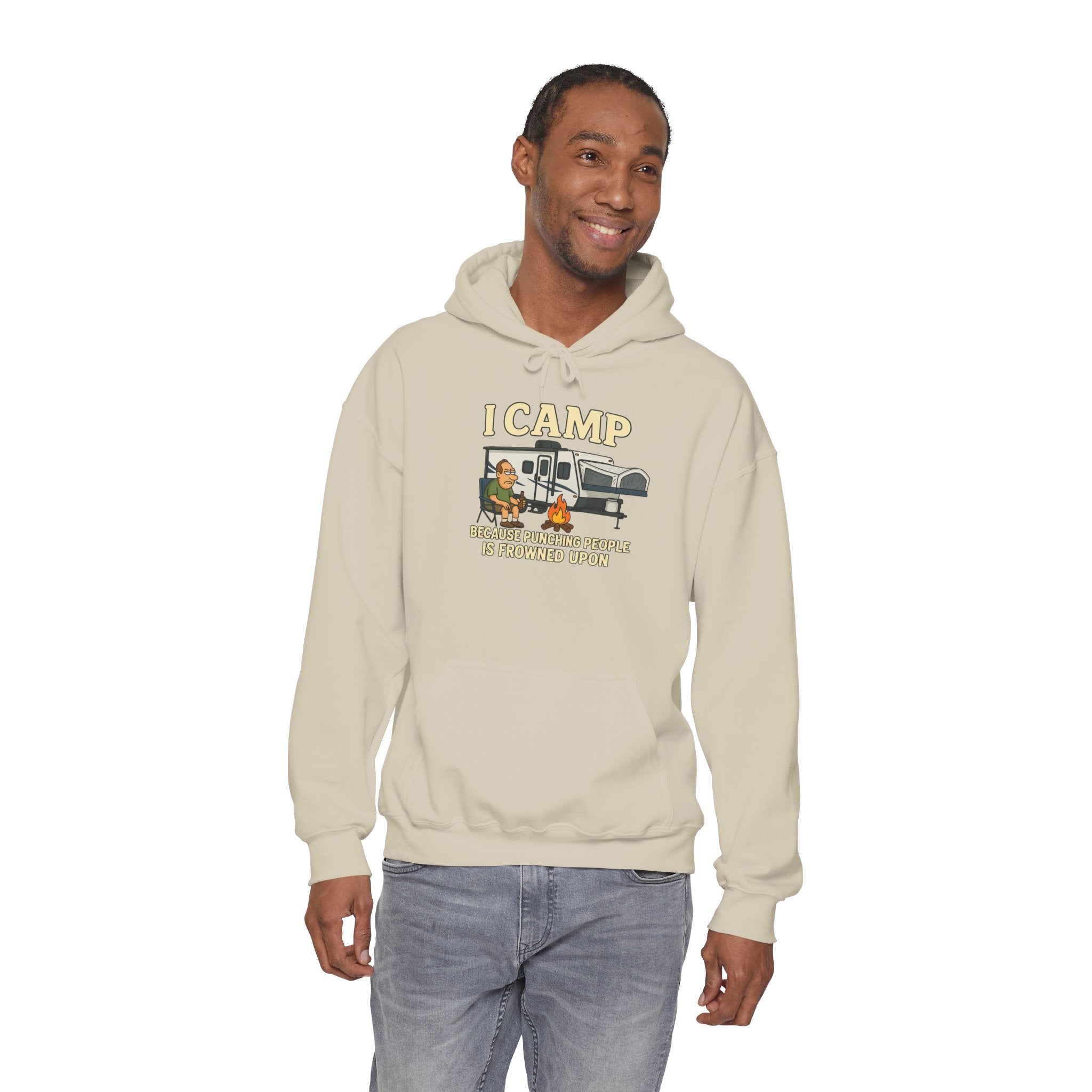 I Camp Unisex Heavy Blend™ Hoodie - Perfect for Outdoor Lovers