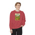 Camping Adventure Sweatshirt, Unisex Garment-DyedPullover, Cozy Casual Wear, Outdoor Enthusiast Gift, Camping Trip Apparel