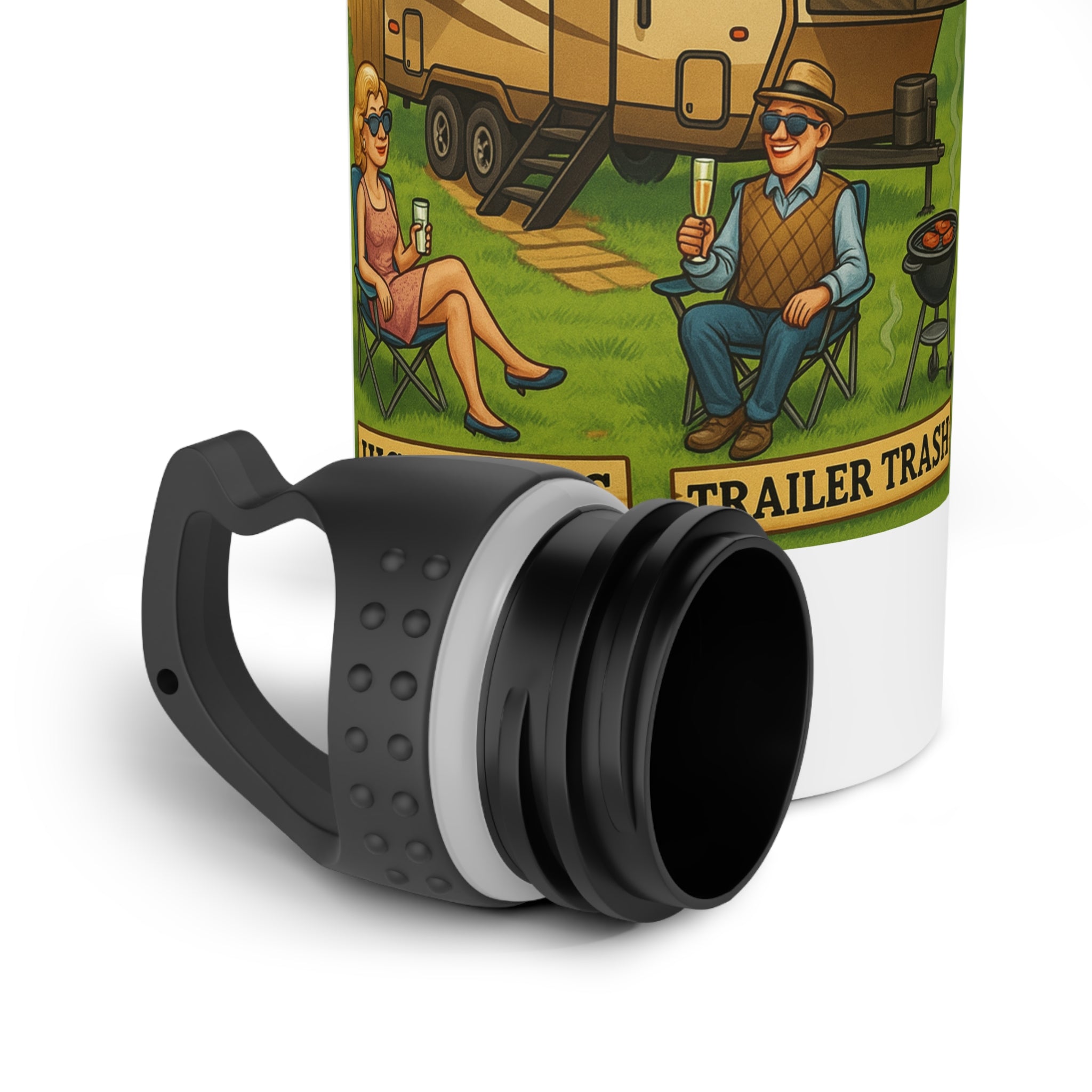 High Class Trailer Life Stainless Steel Water Bottle