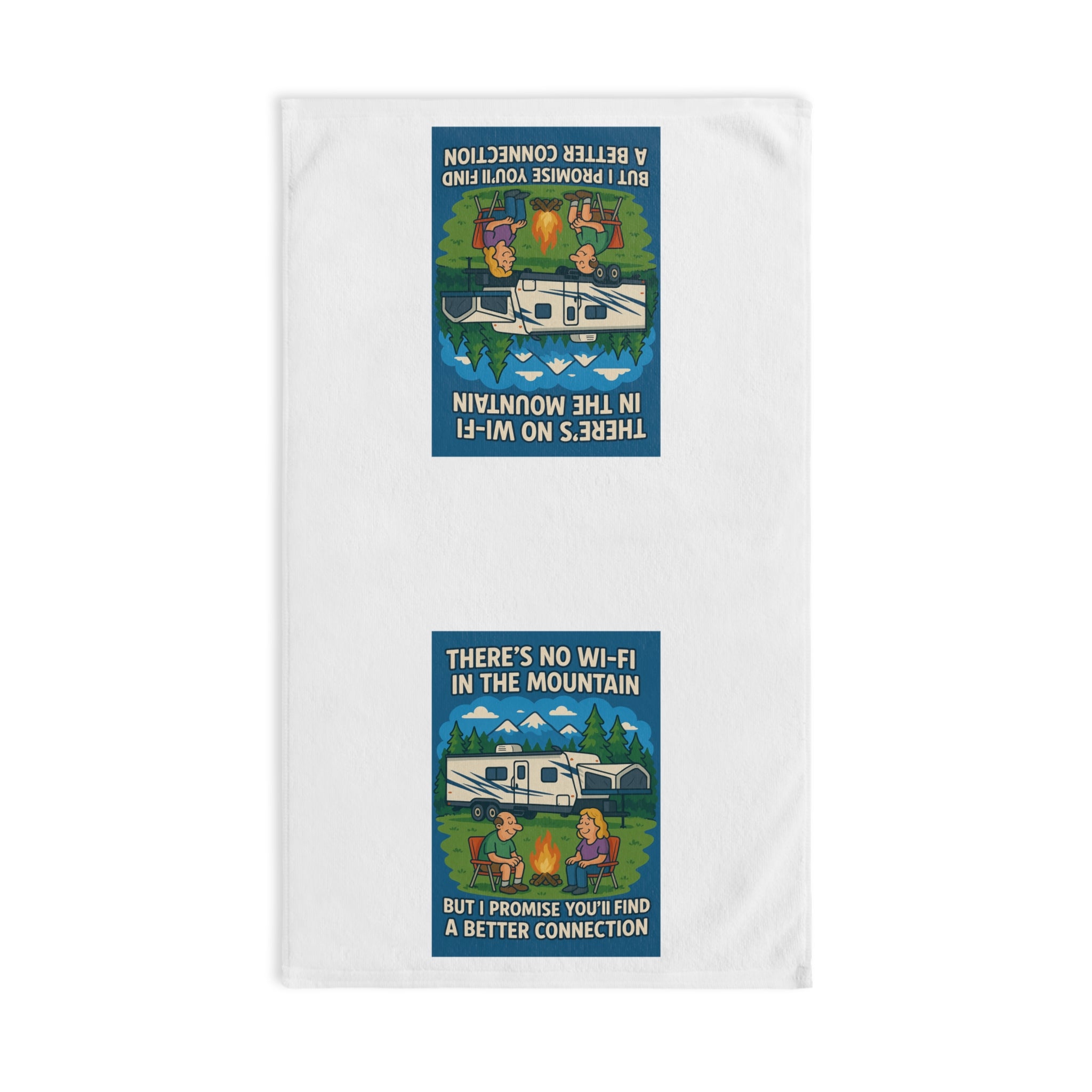 Nature Lovers Hand Towel, Camping Gift, Outdoor Decor, Hospitality Towel, Unique Kitchen Towel