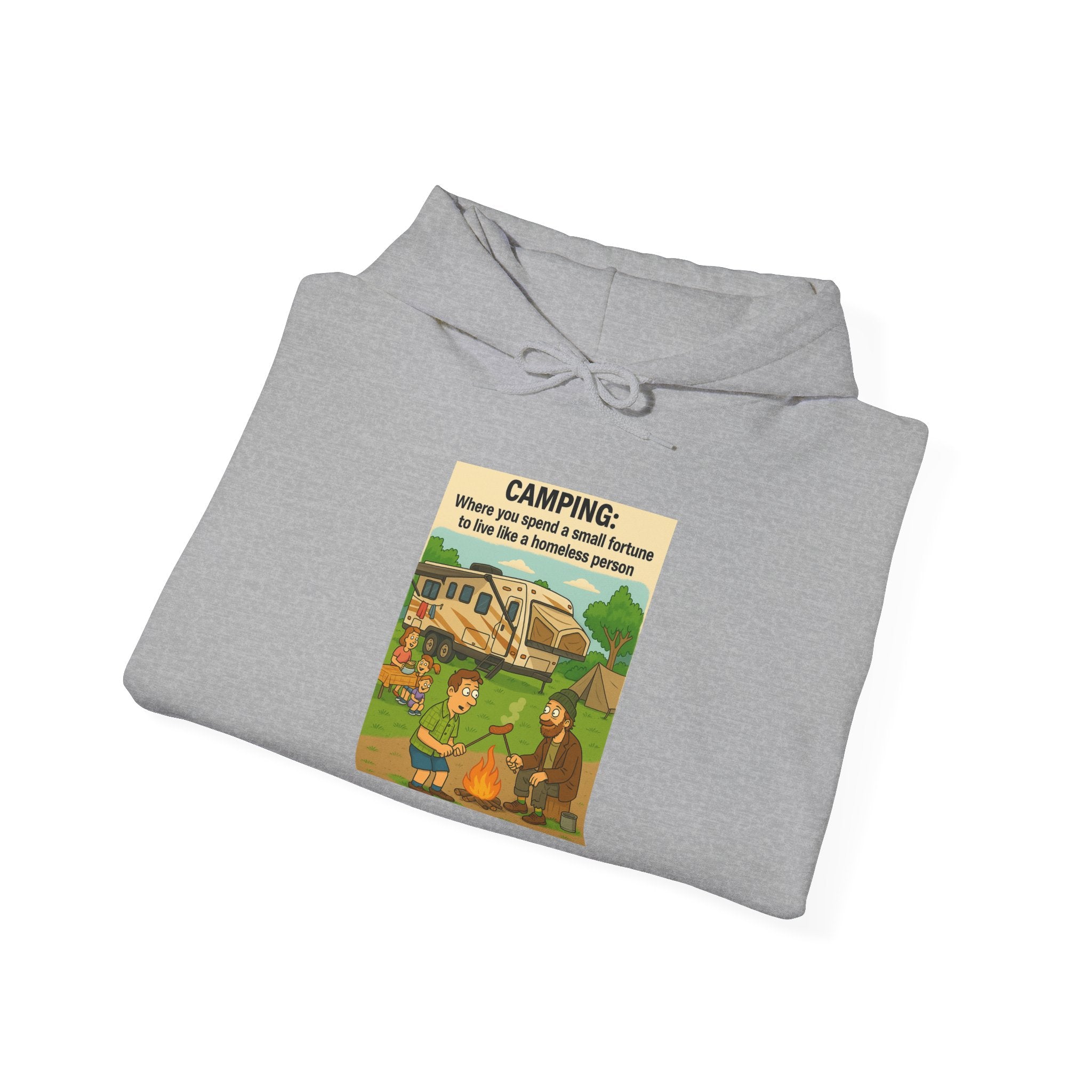 Cozy Camping Sweatshirt | Unisex Heavy Blend Hoodie, Outdoor Gear, Nature Lover Gift, Camping Apparel, Weekend Retreat Wear
