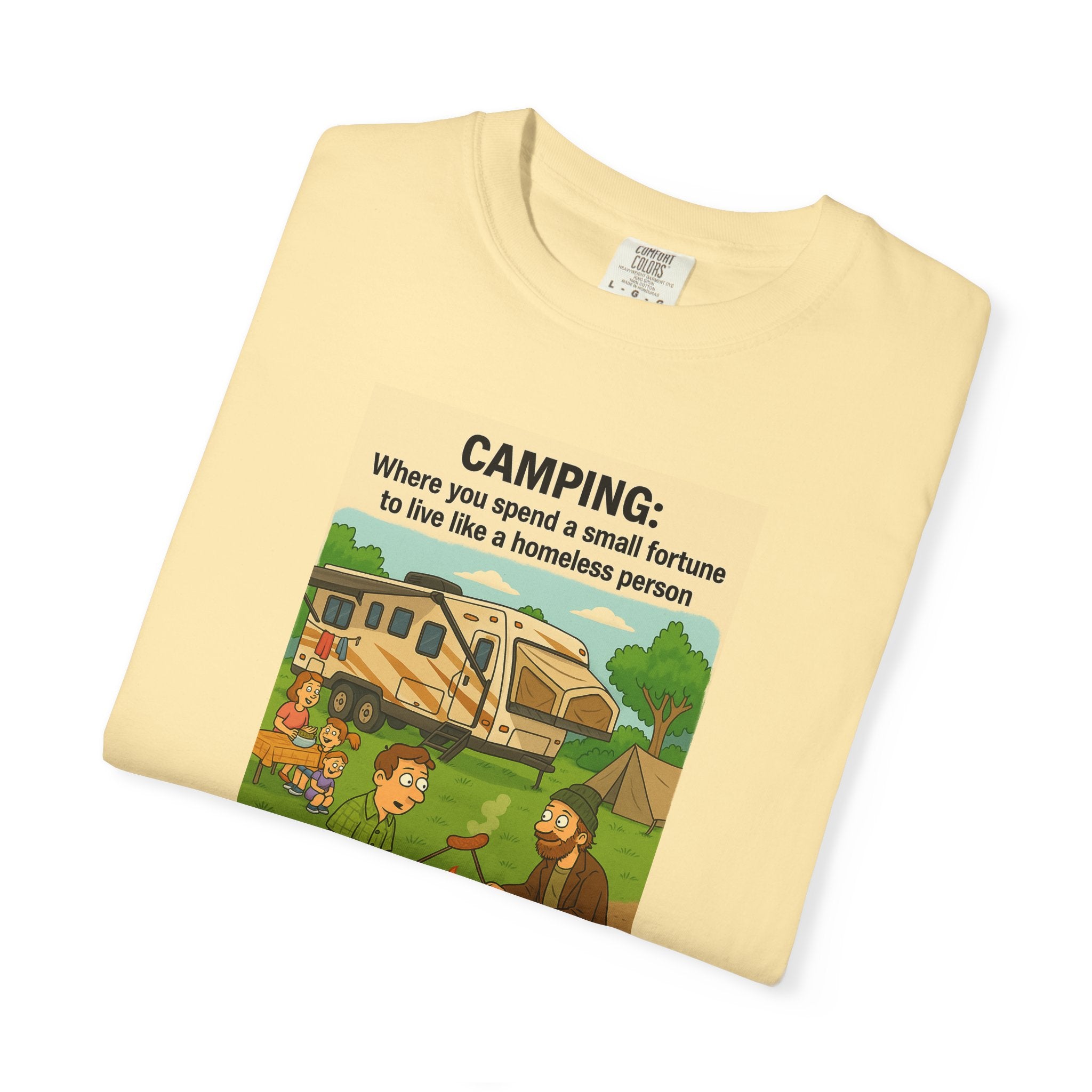 Camping Humor T-Shirt, Unisex Graphic Tee, Adventure Gift, Outdoor Lover Apparel, Funny Camping Shirt