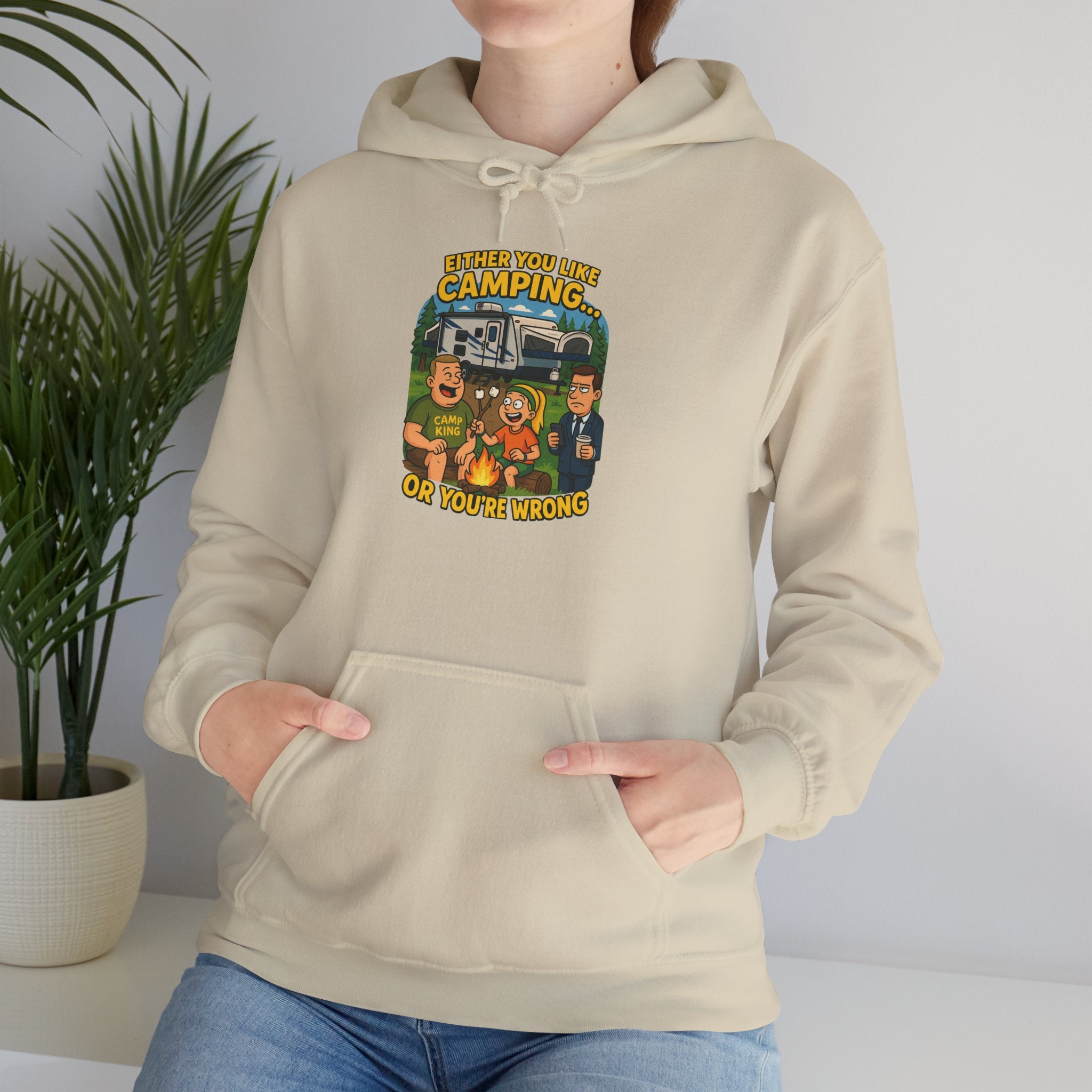 Camping Adventure Unisex Heavy Blend™ Hooded Sweatshirt